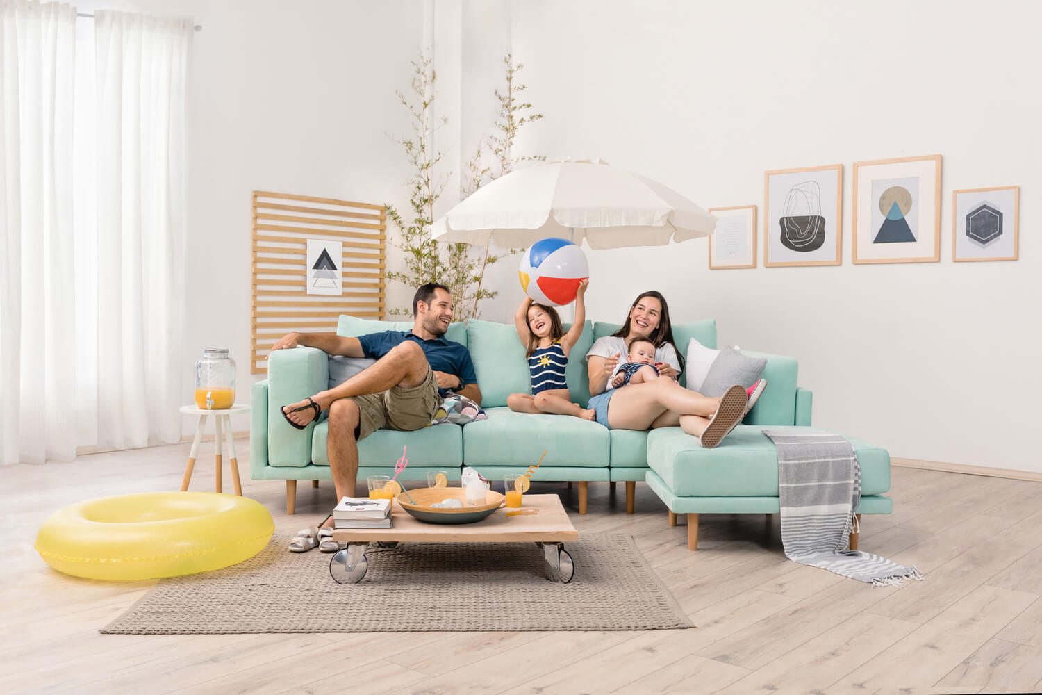 Wie bleibt mein Wohnzimmer trotz Hitze kühl?