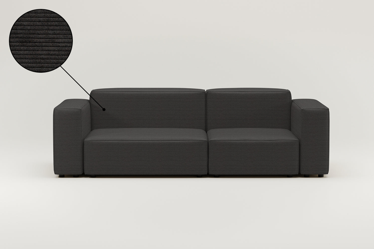 Stoffbezug - Modulares Sofa Harvey 3-Sitzer