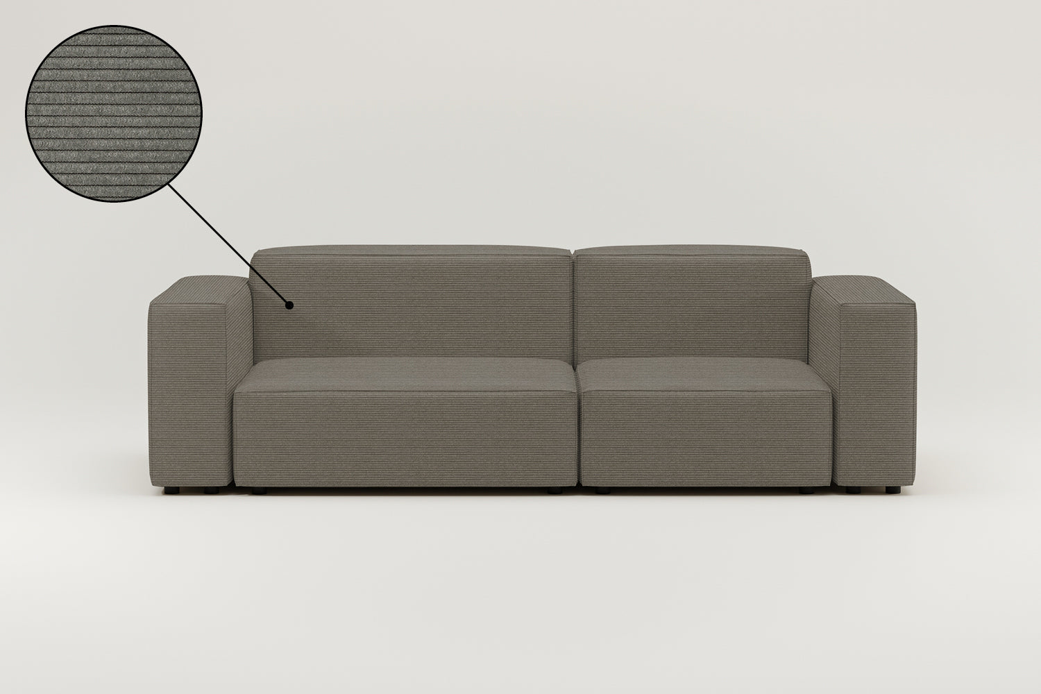 Stoffbezug - Modulares Sofa Harvey 3-Sitzer