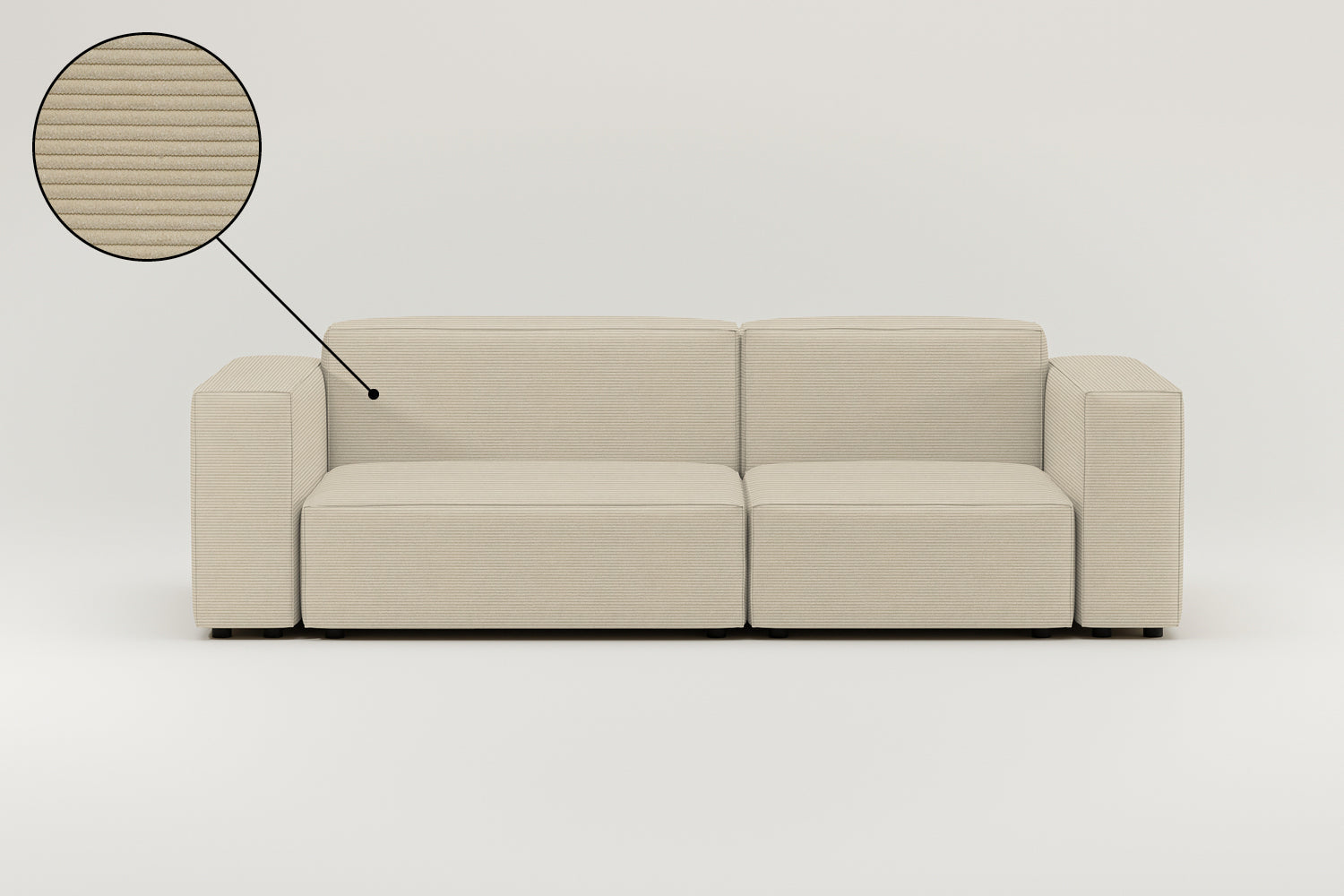 Stoffbezug - Modulares Sofa Harvey 3-Sitzer