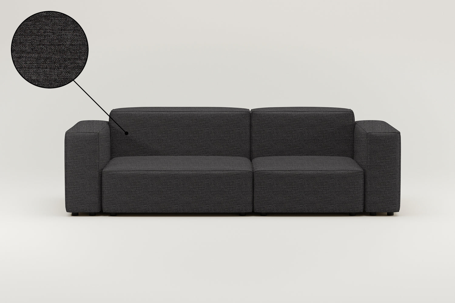 Stoffbezug - Modulares Sofa Harvey 3-Sitzer