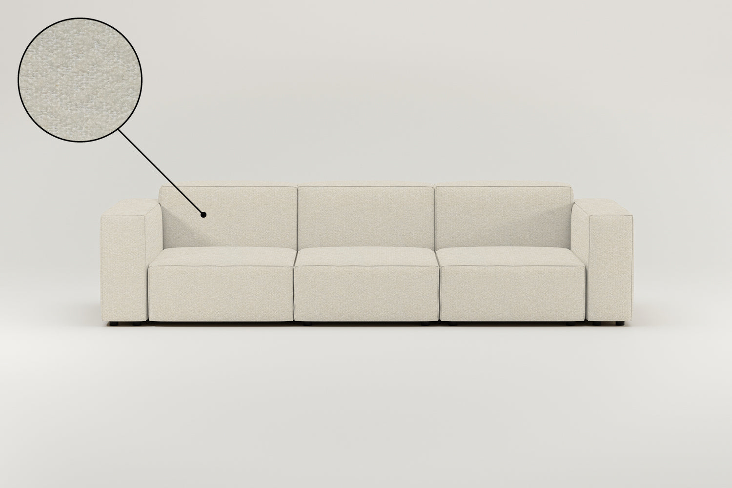 Stoffbezug - Modulares Sofa Harvey 4-Sitzer