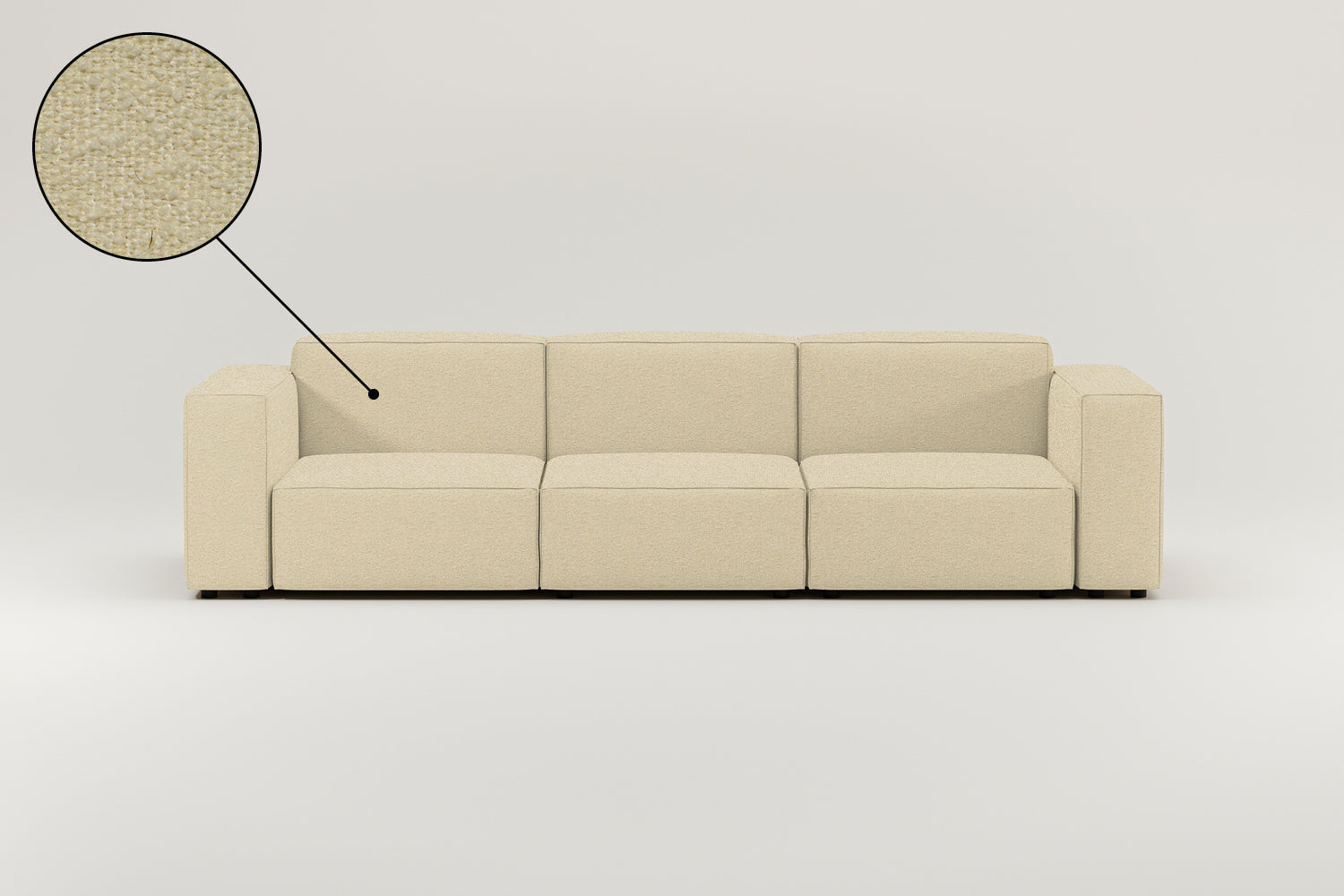 Stoffbezug - Modulares Sofa Harvey 4-Sitzer