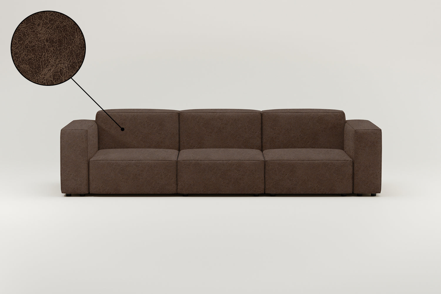 Stoffbezug - Modulares Sofa Harvey 4-Sitzer