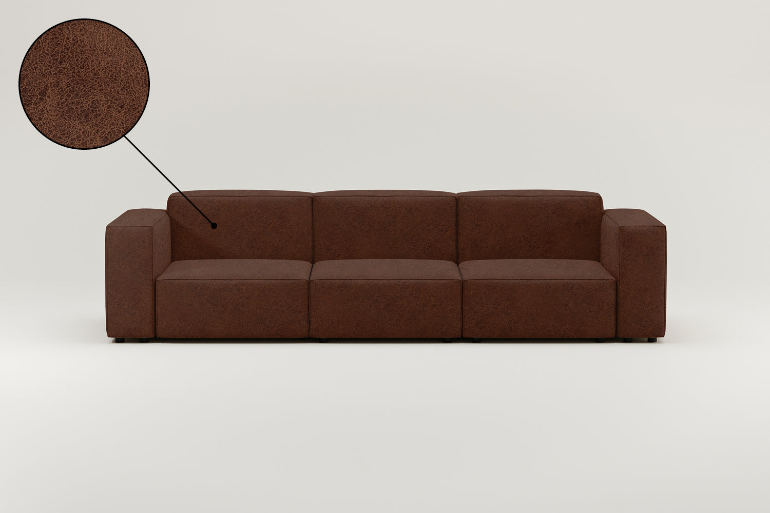 Stoffbezug - Modulares Sofa Harvey 4-Sitzer