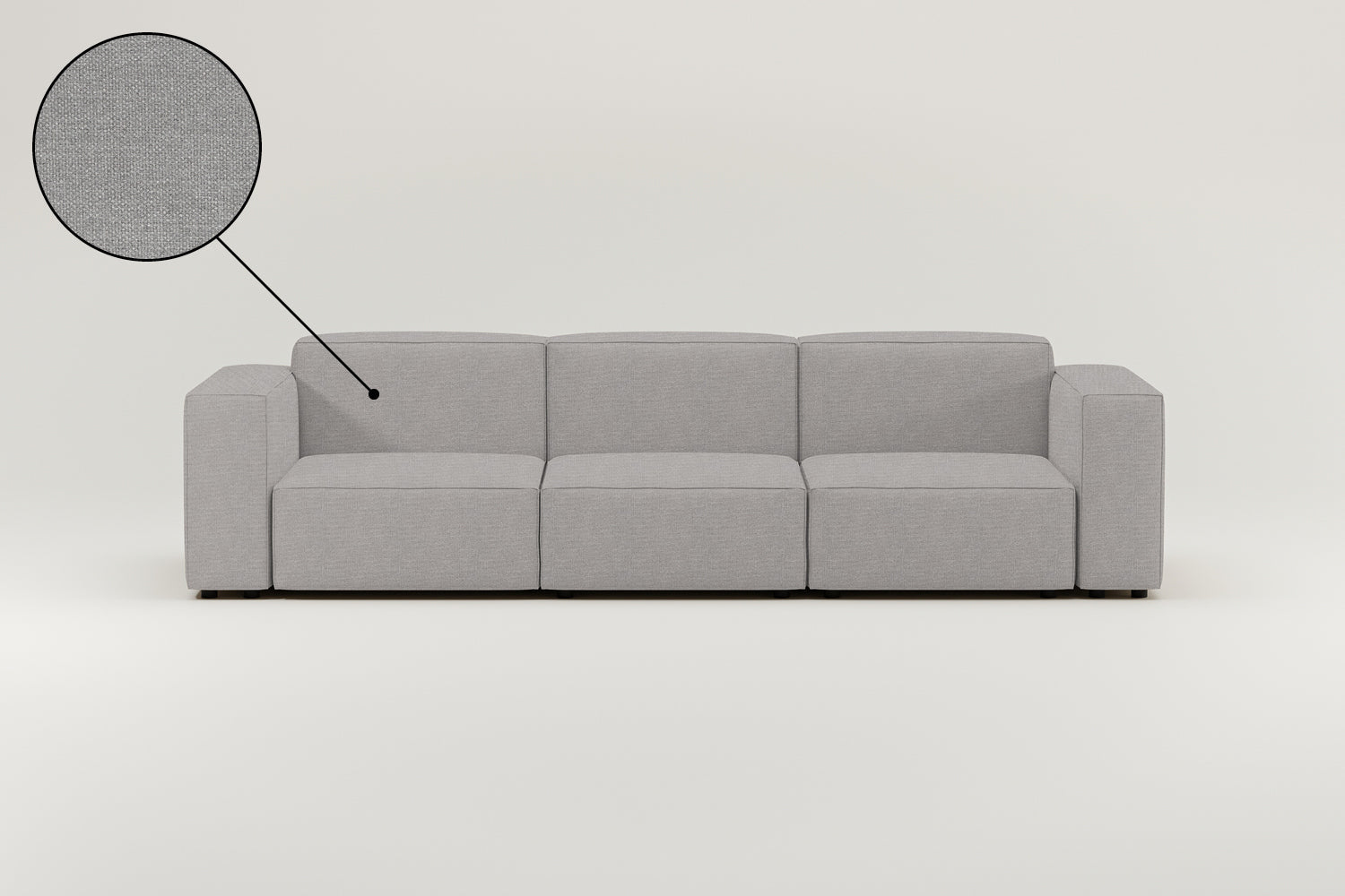 Stoffbezug - Modulares Sofa Harvey 4-Sitzer