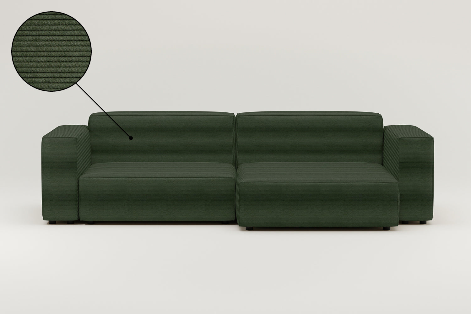 Stoffbezug - Modulares Ecksofa Harvey 4-Sitzer