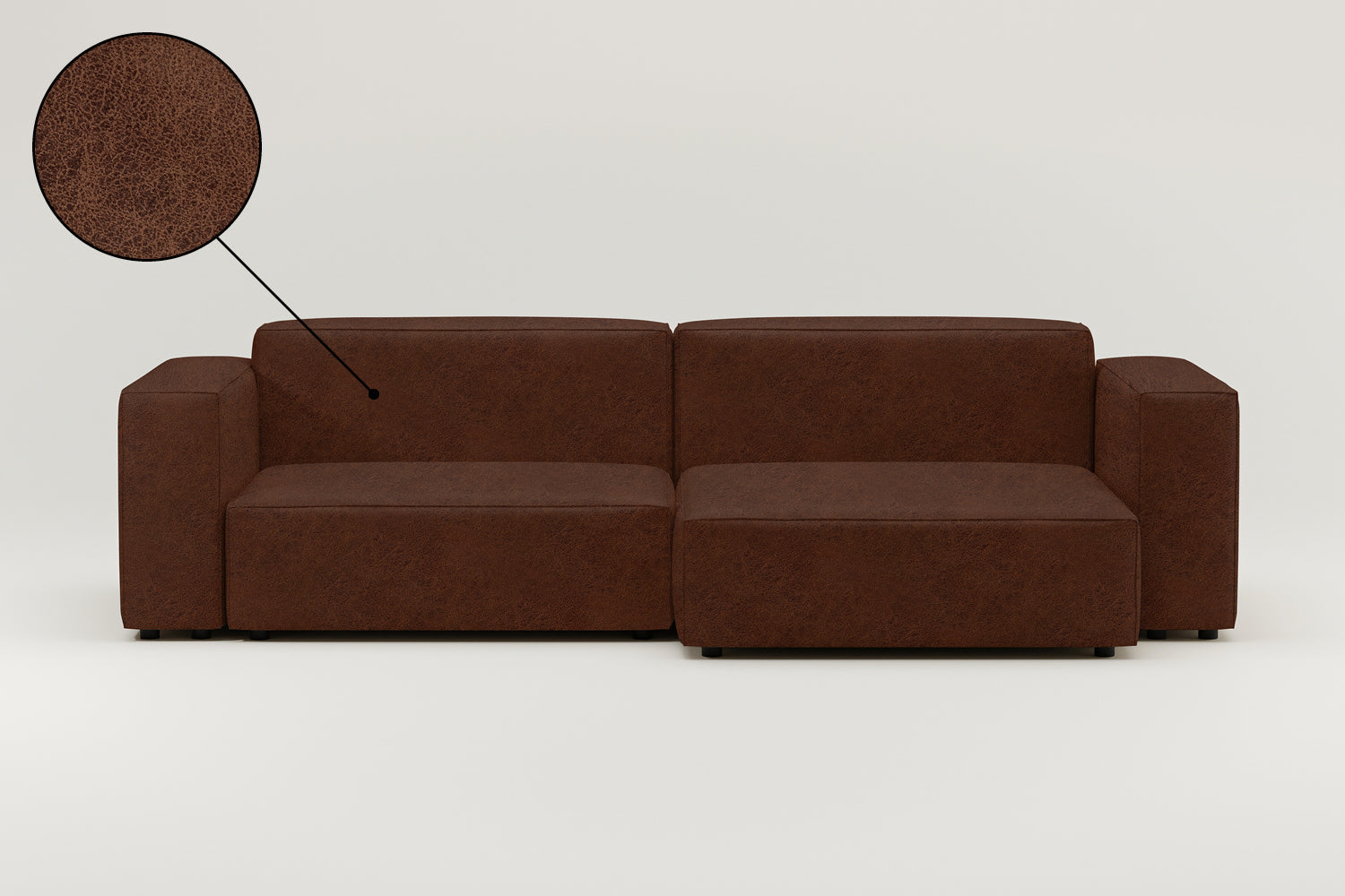 Stoffbezug - Modulares Ecksofa Harvey 4-Sitzer