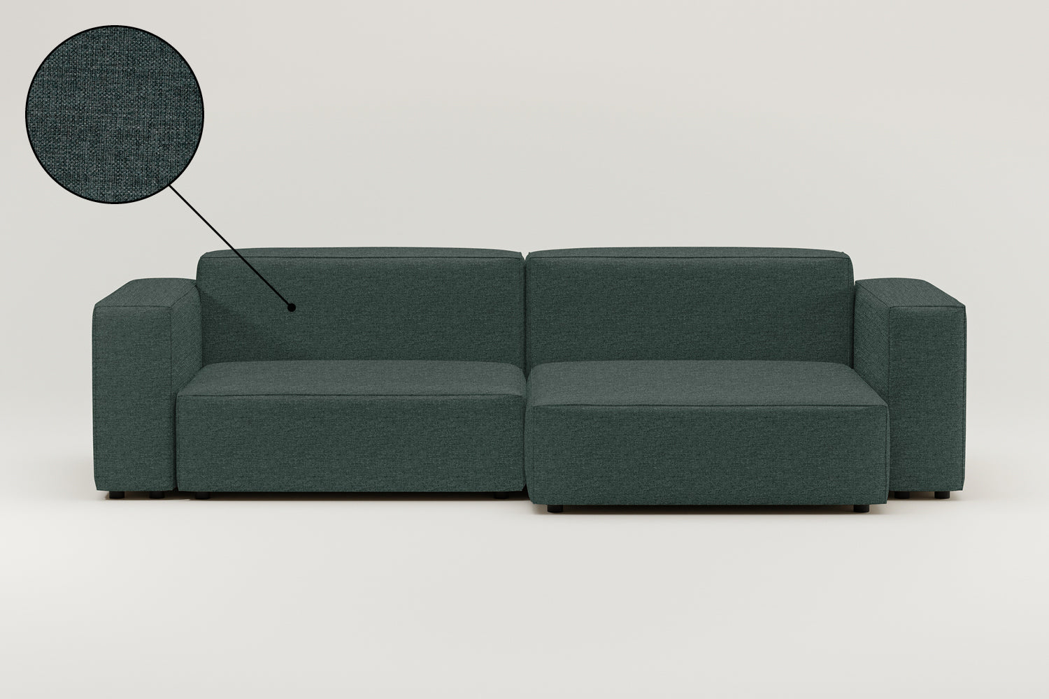 Stoffbezug - Modulares Ecksofa Harvey 4-Sitzer