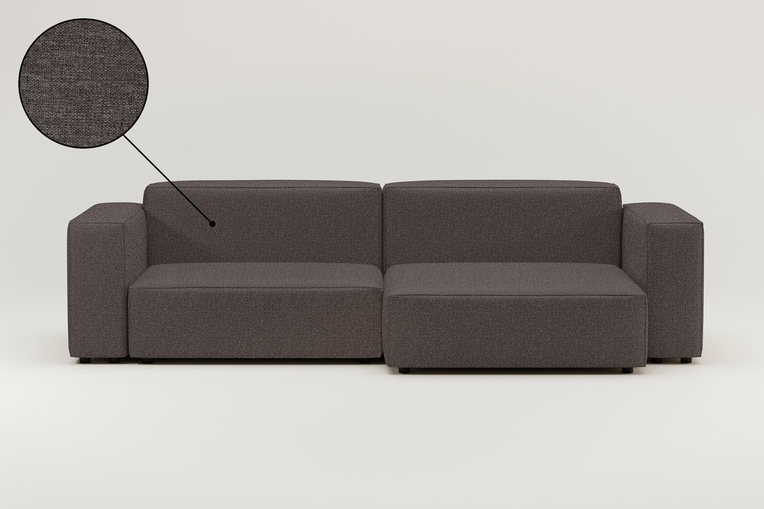 Stoffbezug - Modulares Ecksofa Harvey 4-Sitzer