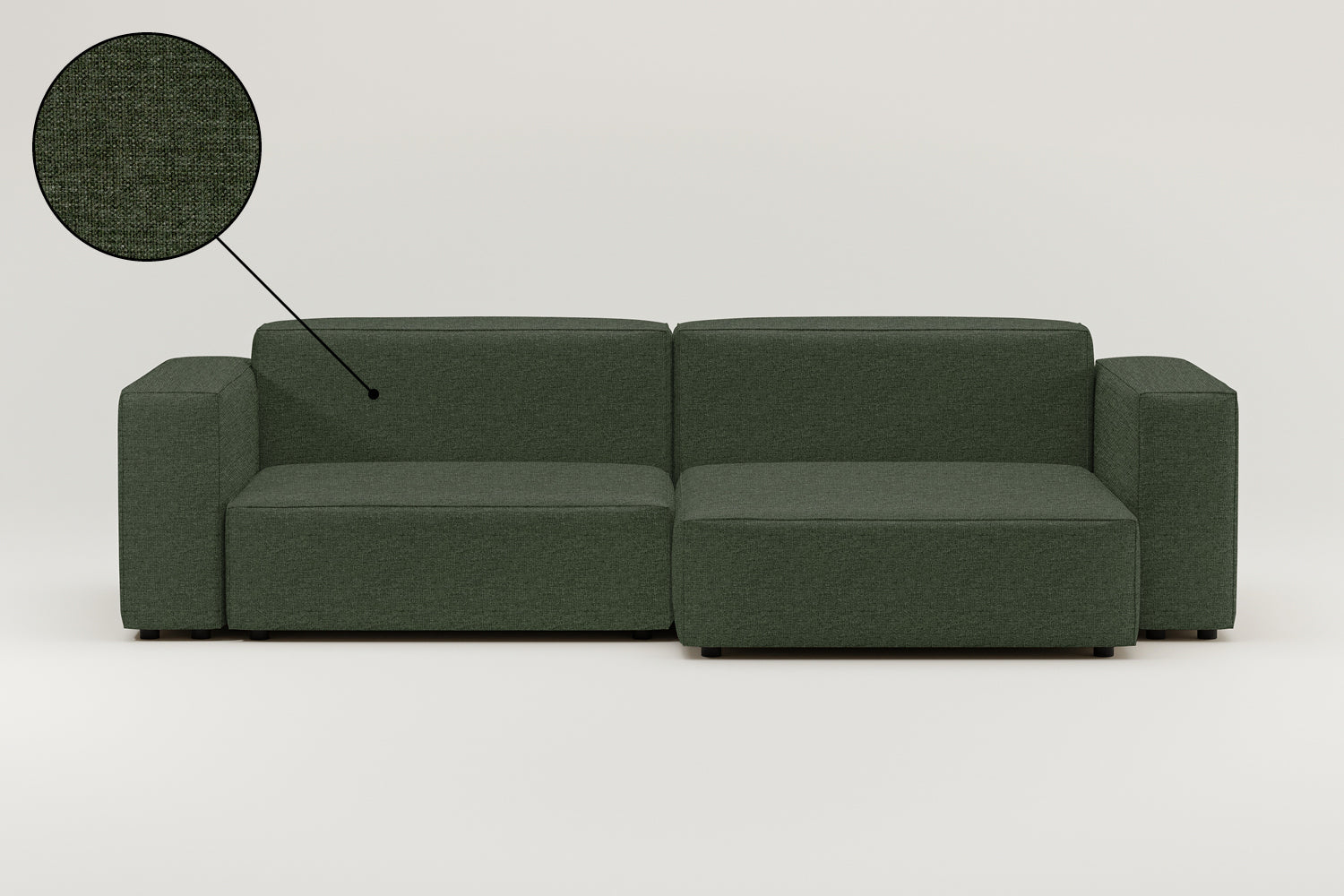 Stoffbezug - Modulares Ecksofa Harvey 4-Sitzer