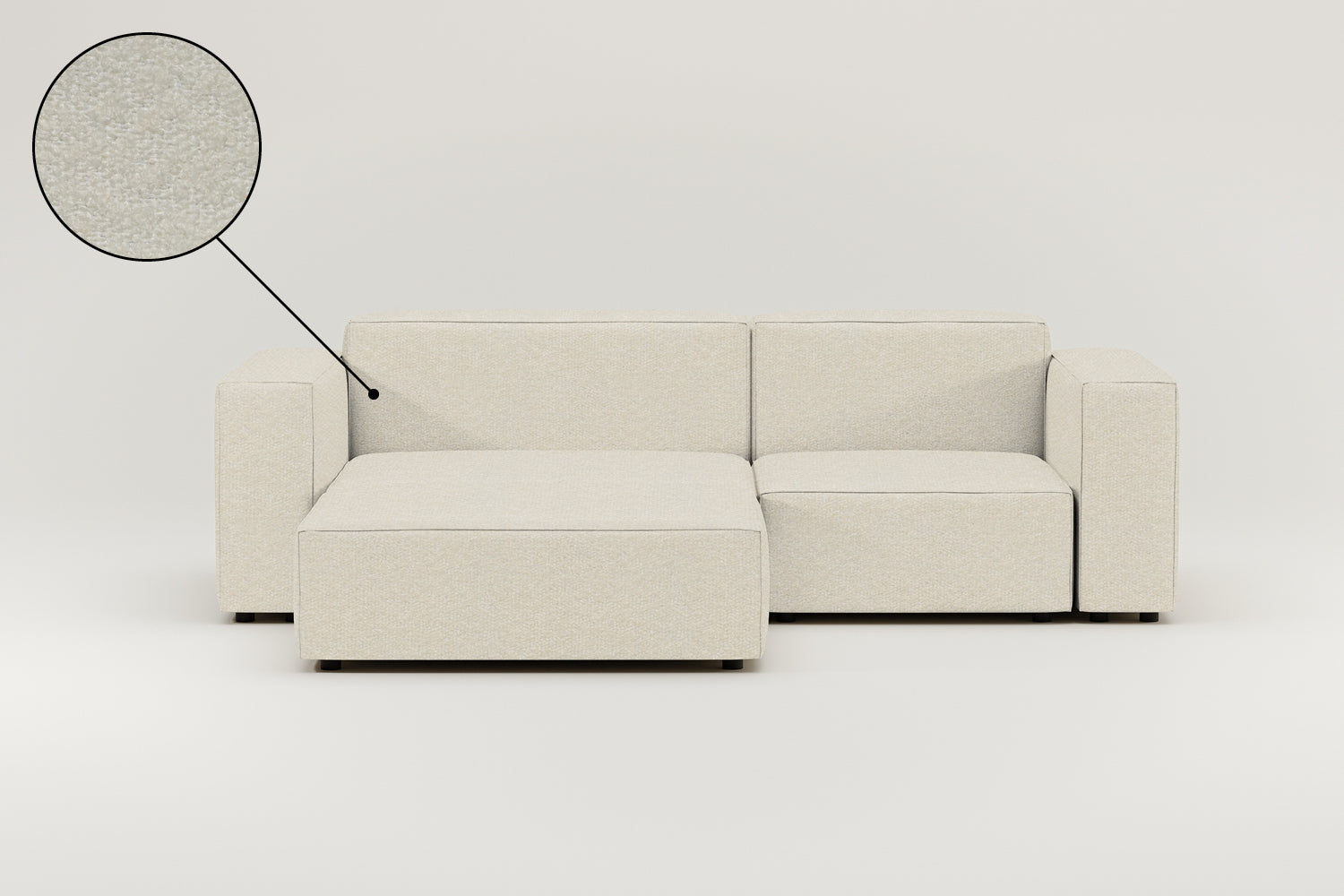 Fabric upholstery - Harvey modular 3-seater corner sofa