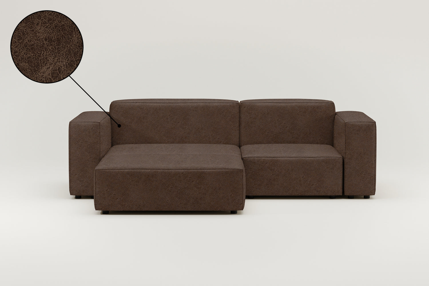 Fabric upholstery - Harvey modular 3-seater corner sofa