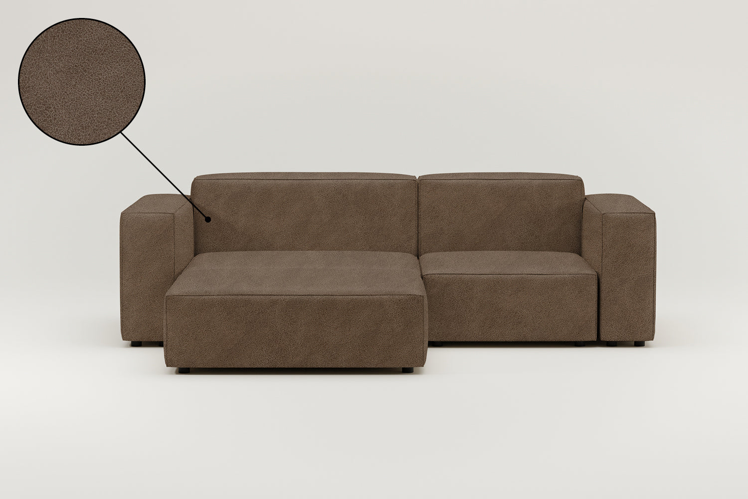 Fabric upholstery - Harvey modular 3-seater corner sofa