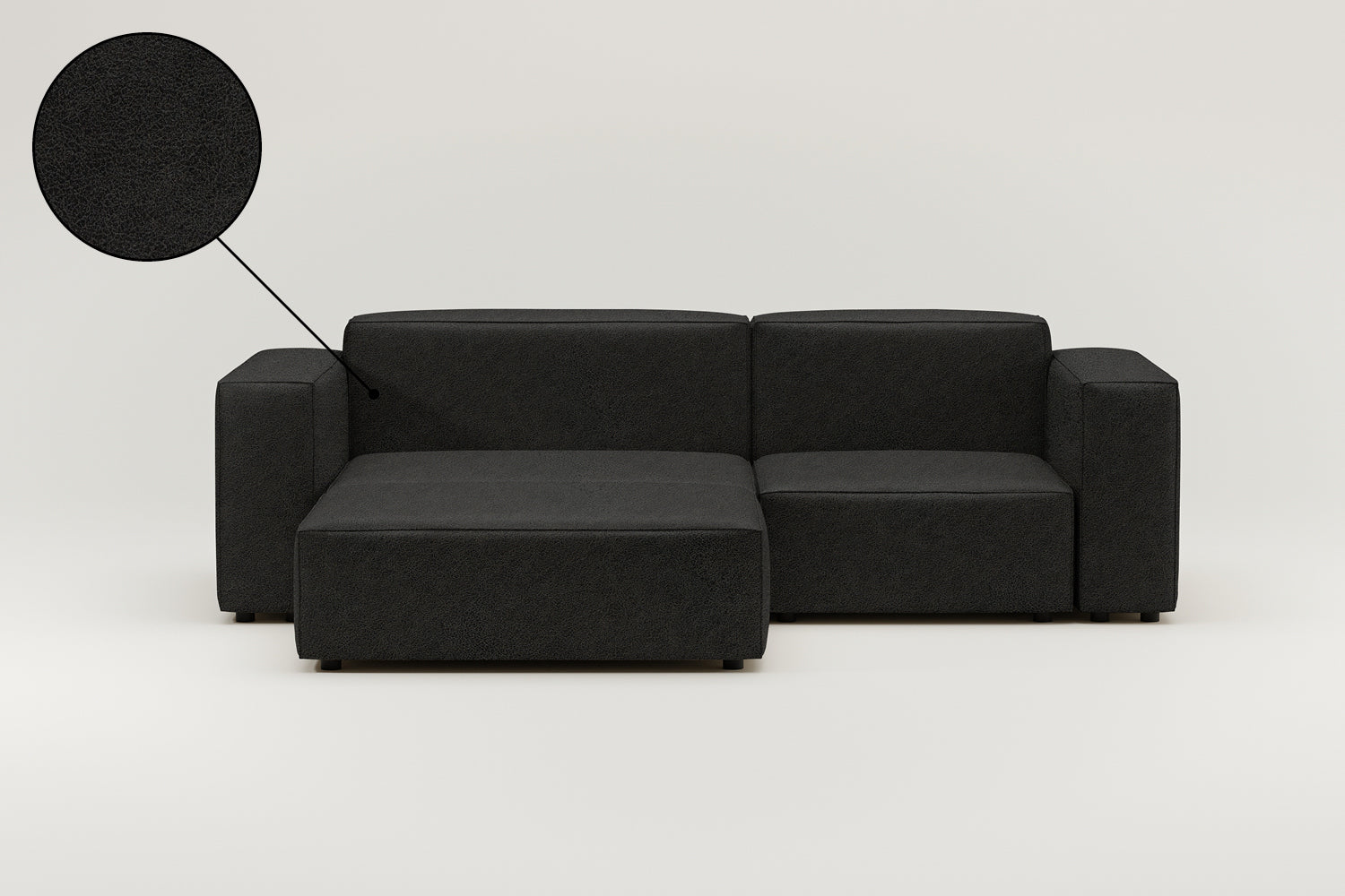 Fabric upholstery - Harvey modular 3-seater corner sofa