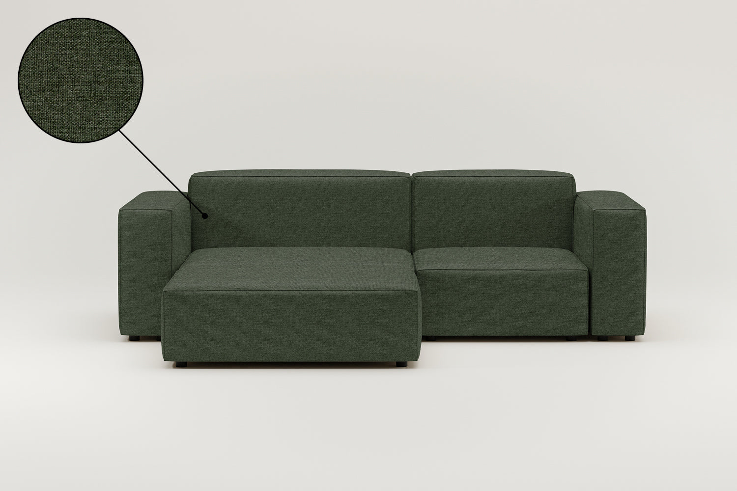 Fabric upholstery - Harvey modular 3-seater corner sofa