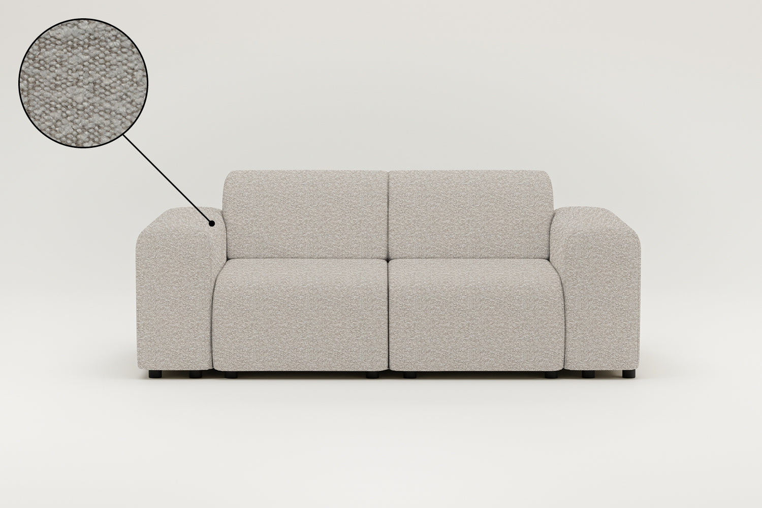 Modular sofa Nina 2-seater with sleeping function