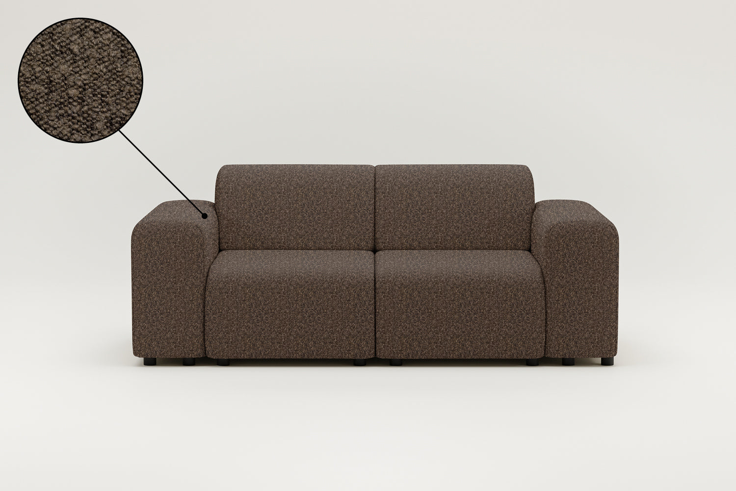 Modular sofa Nina 2-seater with sleeping function