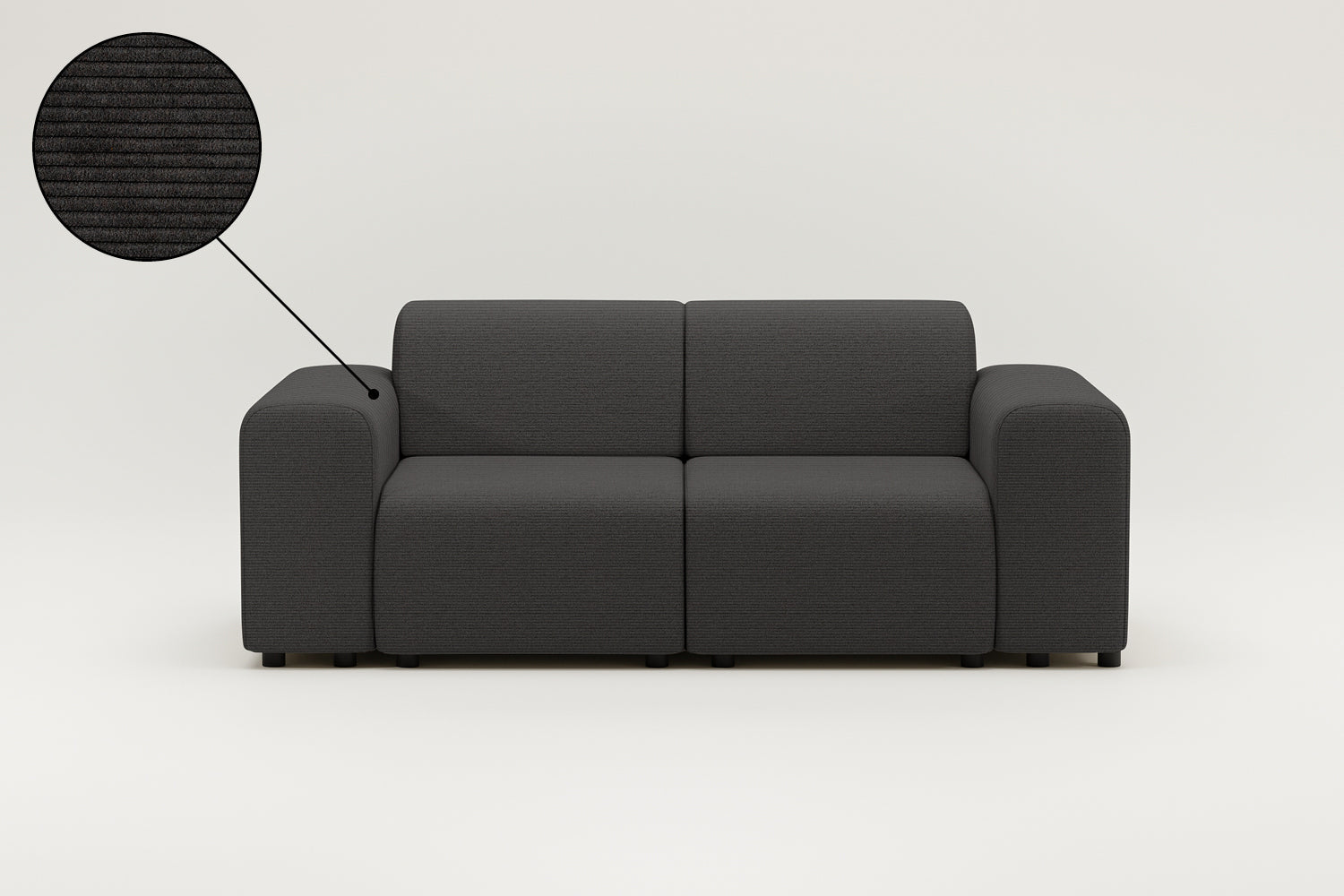 Modular sofa Nina 2-seater with sleeping function