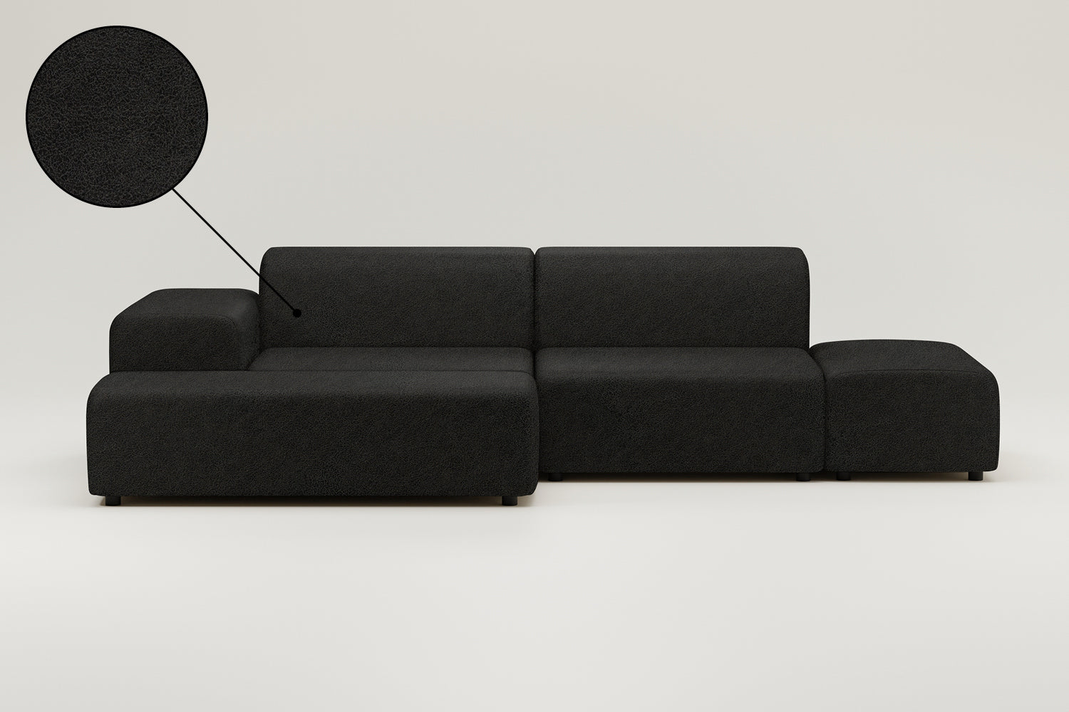 Modular corner sofa Nina 4-seater with sleeping function