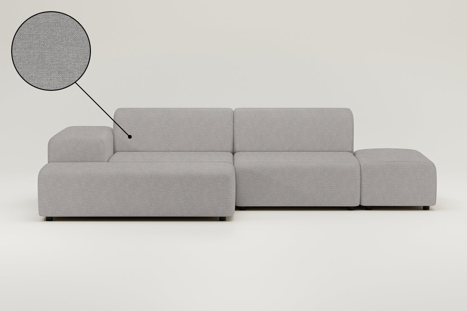 Modular corner sofa Nina 4-seater with sleeping function
