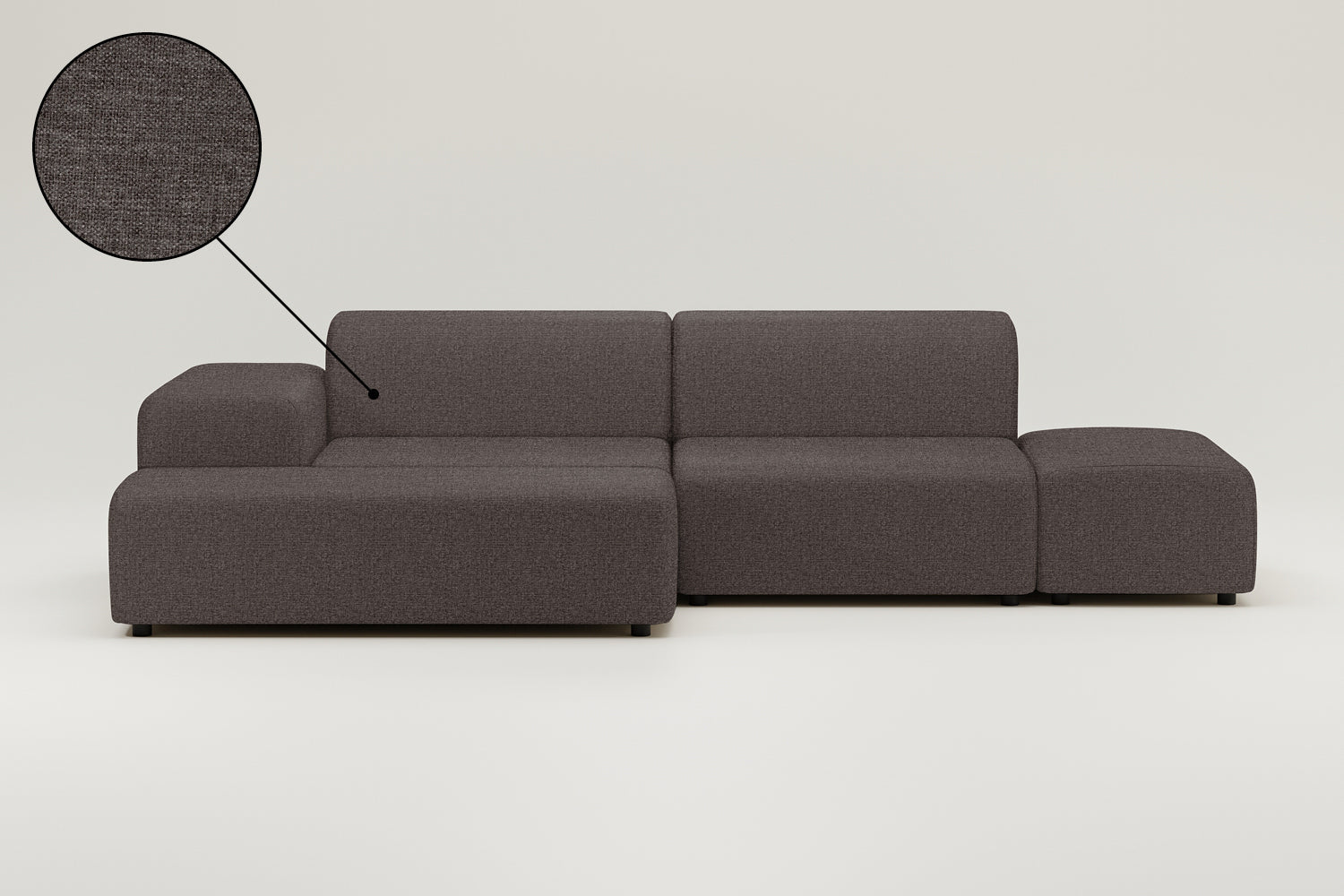 Modular corner sofa Nina 4-seater with sleeping function