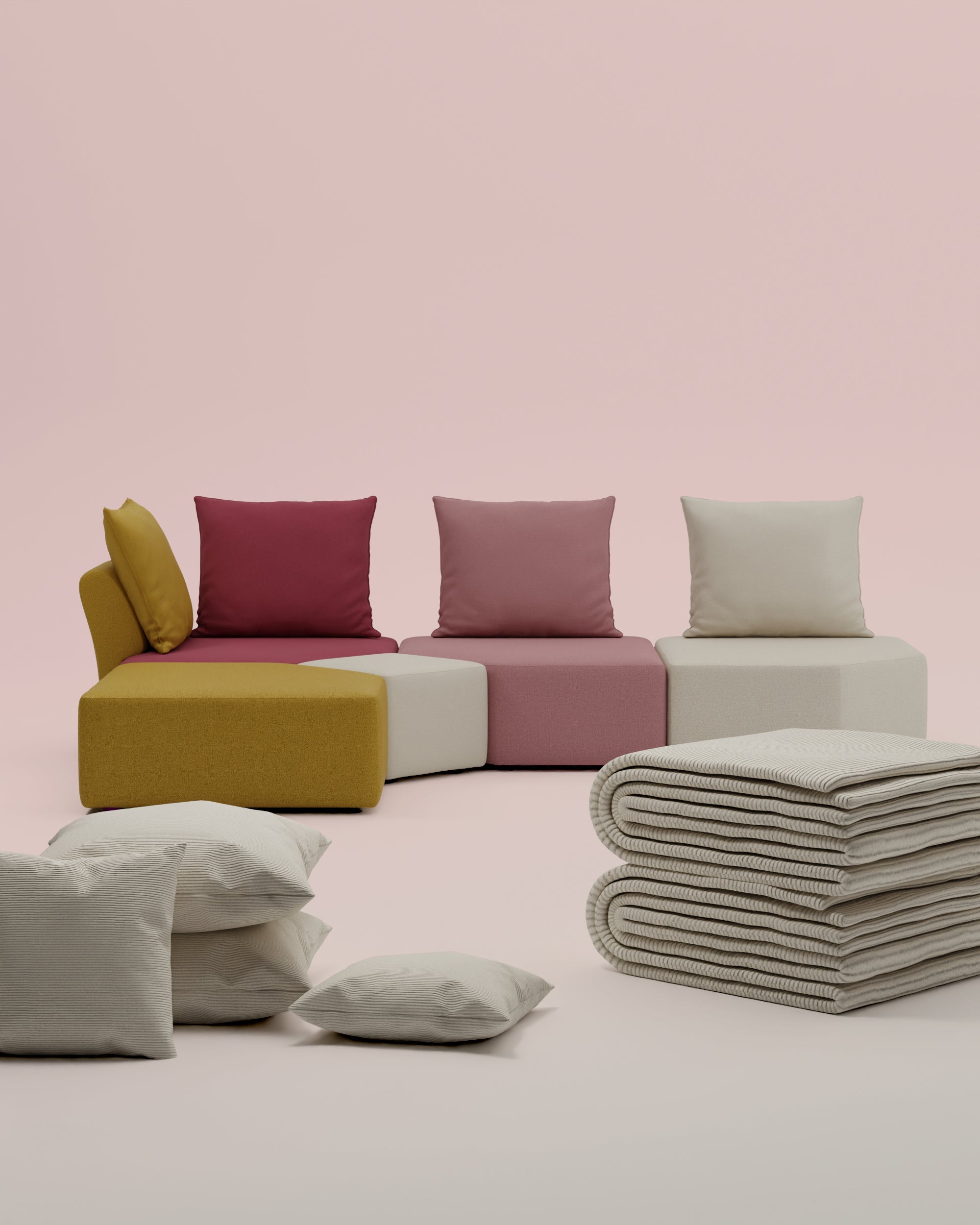 Special Edition Berry - Modular Sofa Katrina