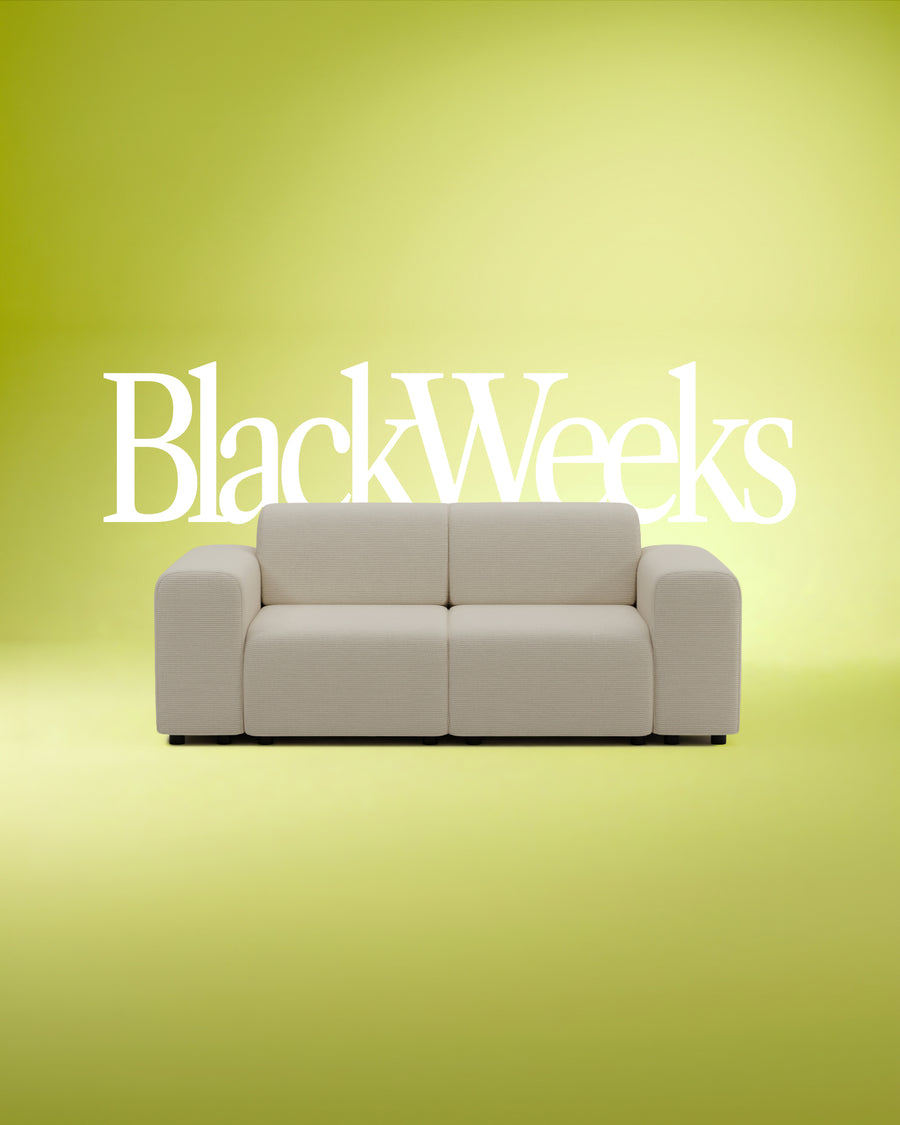 Modular sofa Nina 2-seater with sleeping function
