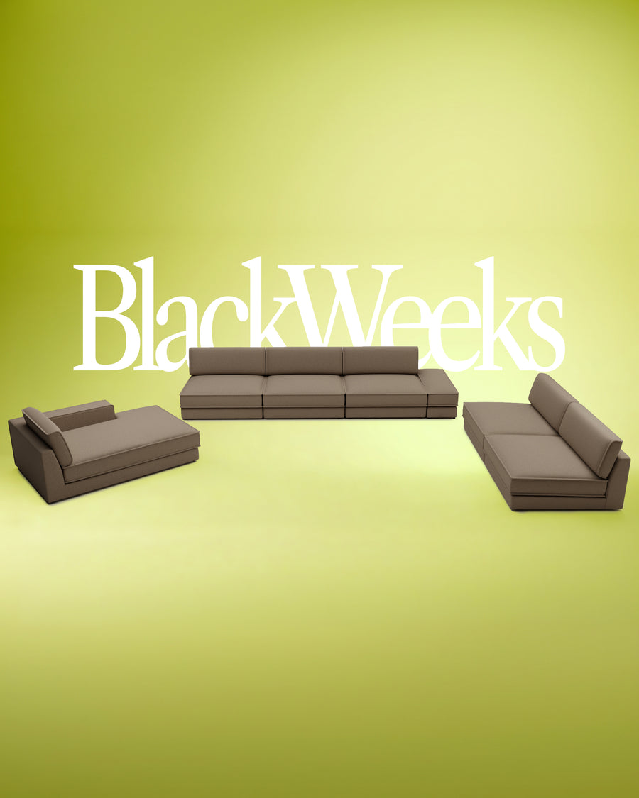 Modular sofa Terra U-shape / living area with sleeping function