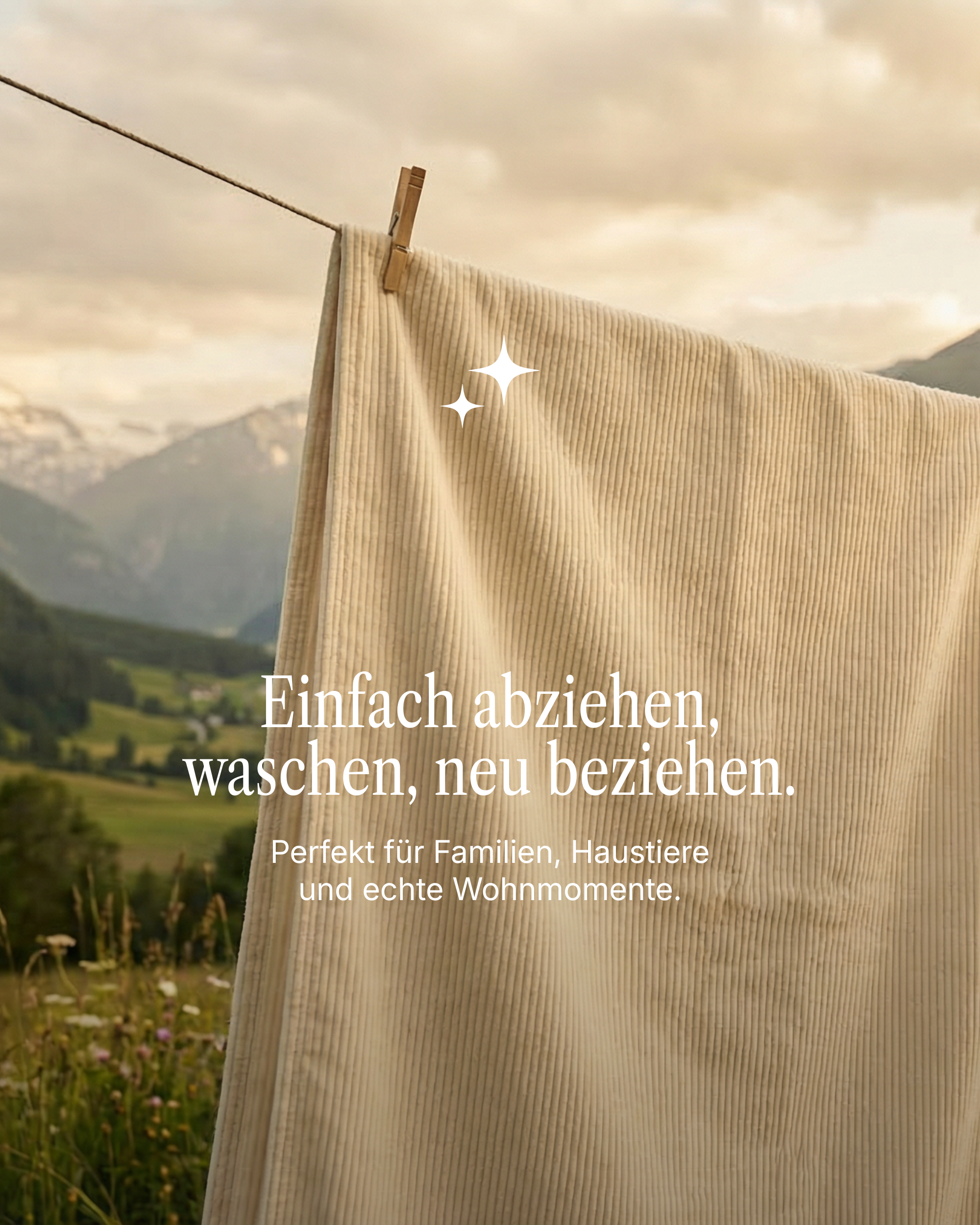 Modulares Sofa Terra L 4-Sitzer mit Schlaffunktion