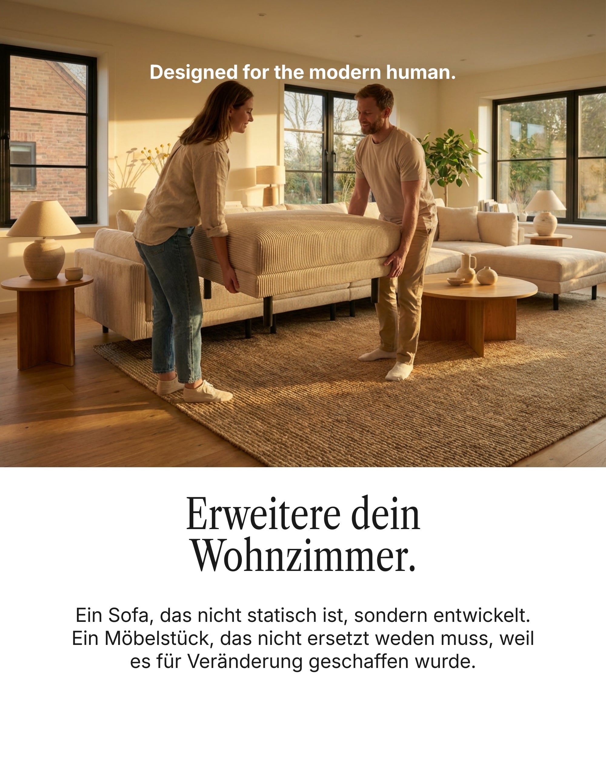 Modular sofa Donna U-shape with sleeping function