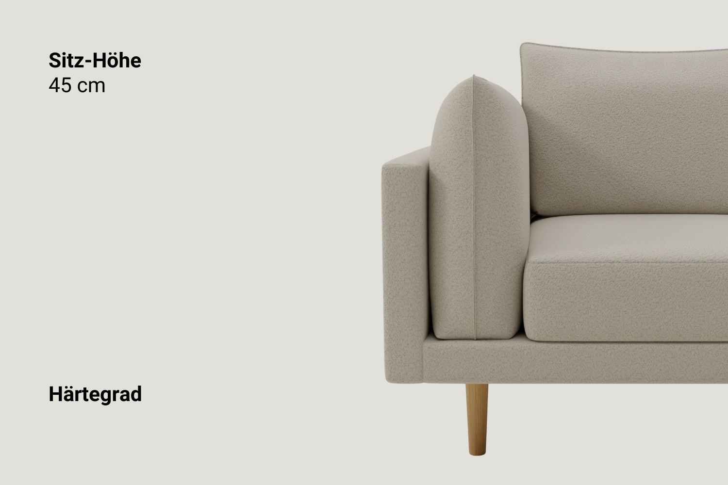 Fabric cover - Modular sofa Donna 4-seater