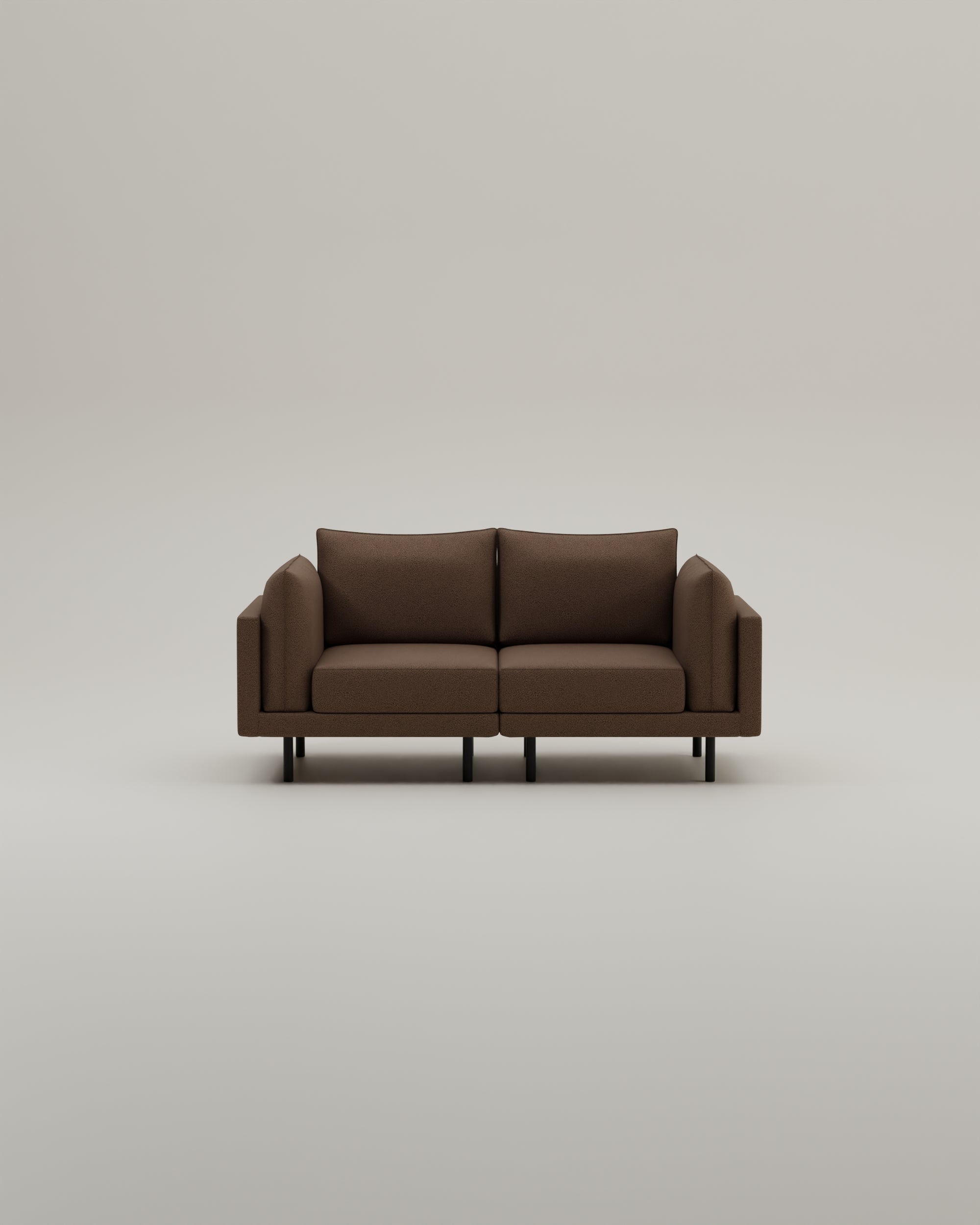 Stoffbezug - Modulares Sofa Donna 2-Sitzer