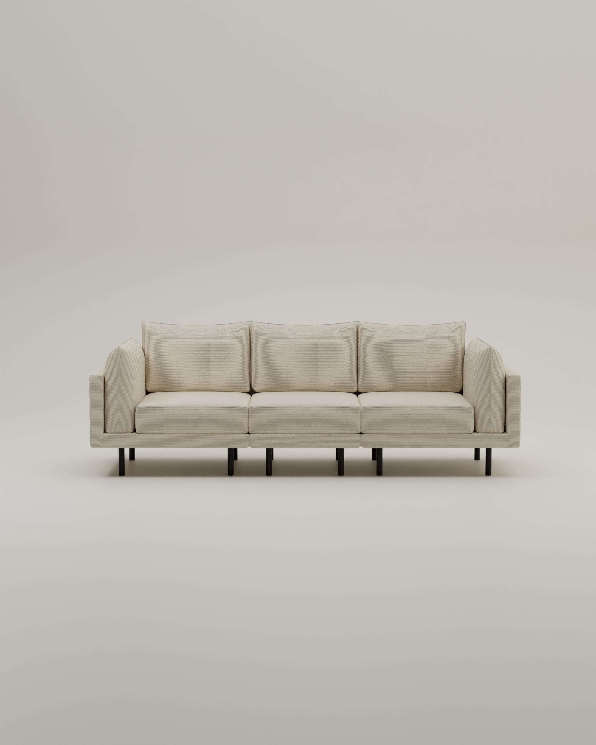Stoffbezug - Modulares Sofa Donna 3-Sitzer