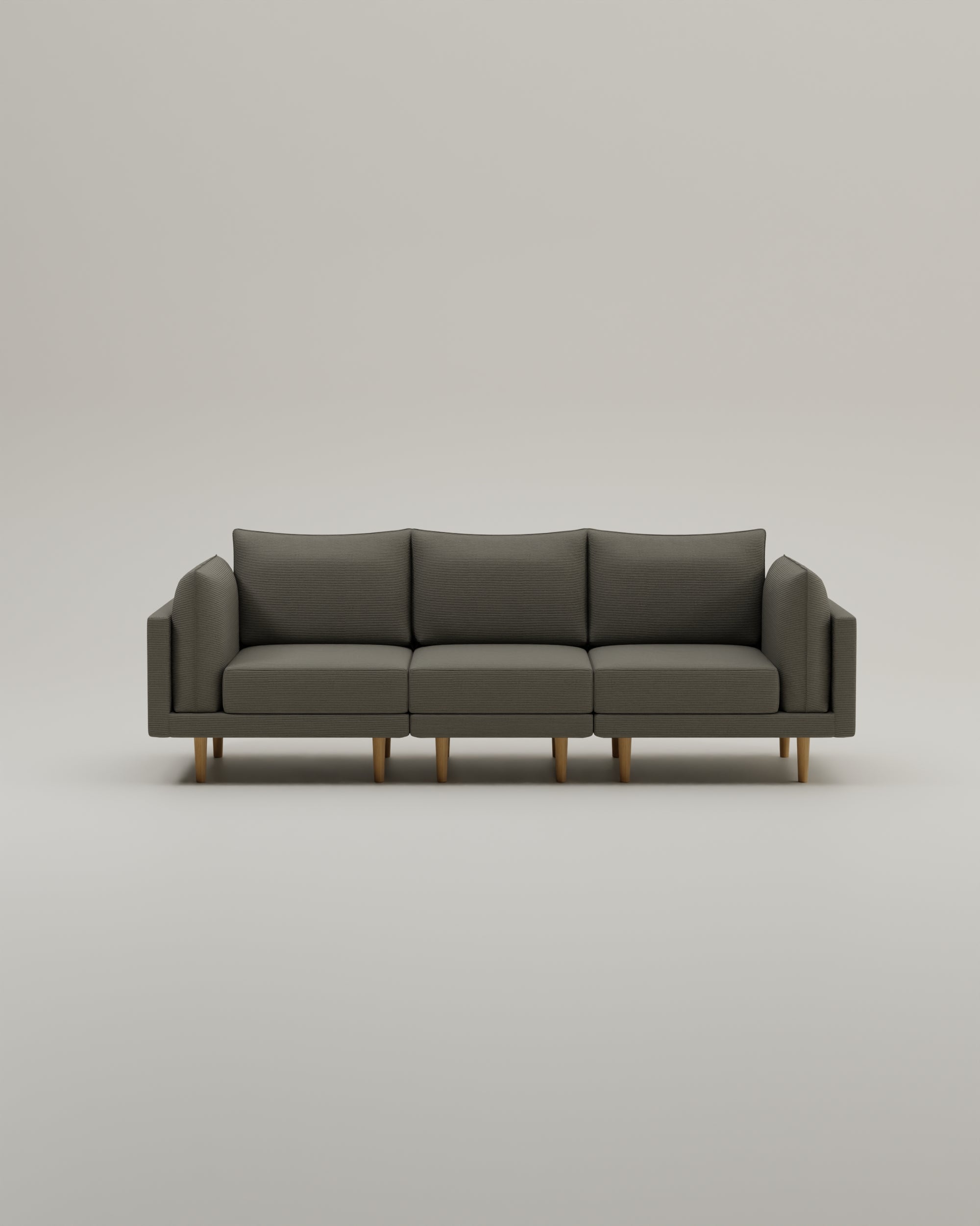 Stoffbezug - Modulares Sofa Donna 3-Sitzer