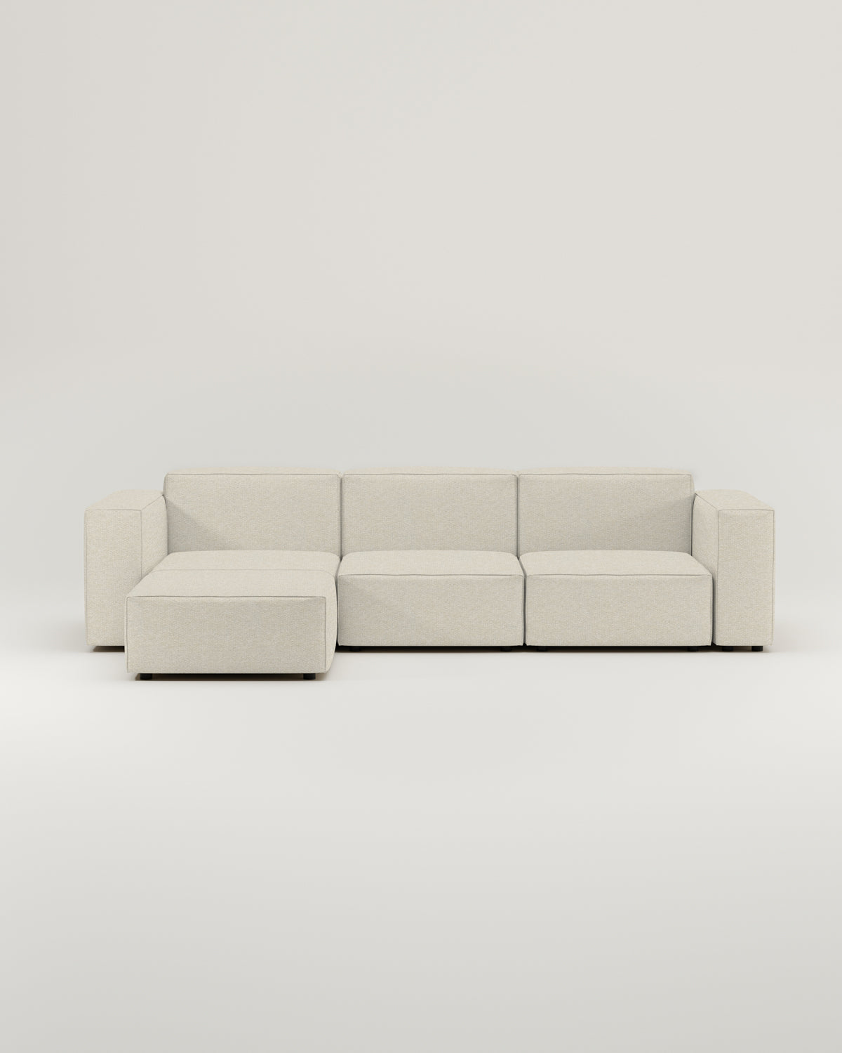 Stoffbezug - Modulares Sofa Harvey L 4-Sitzer mit Schlaffunktion
