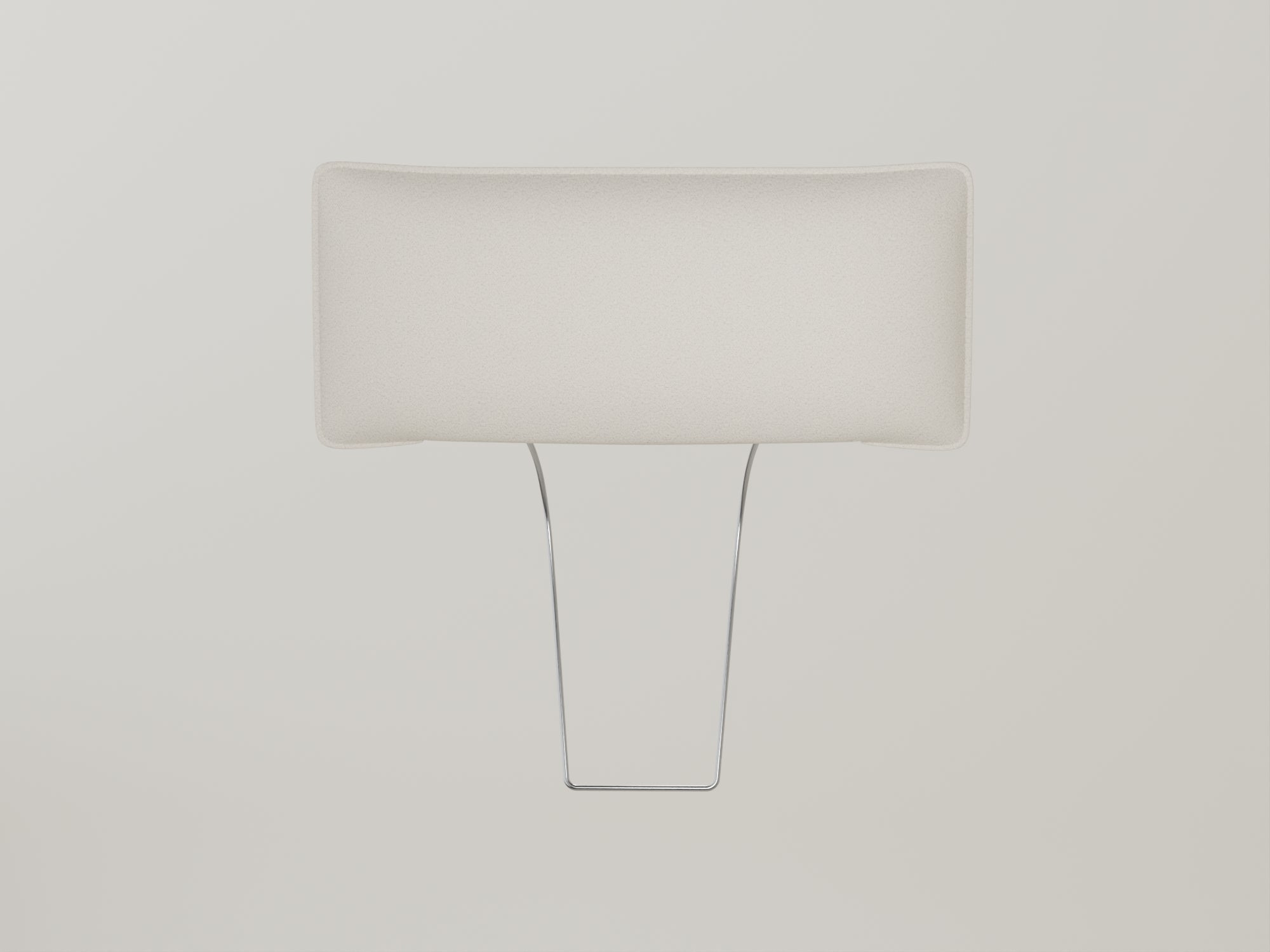 Headrest with seam