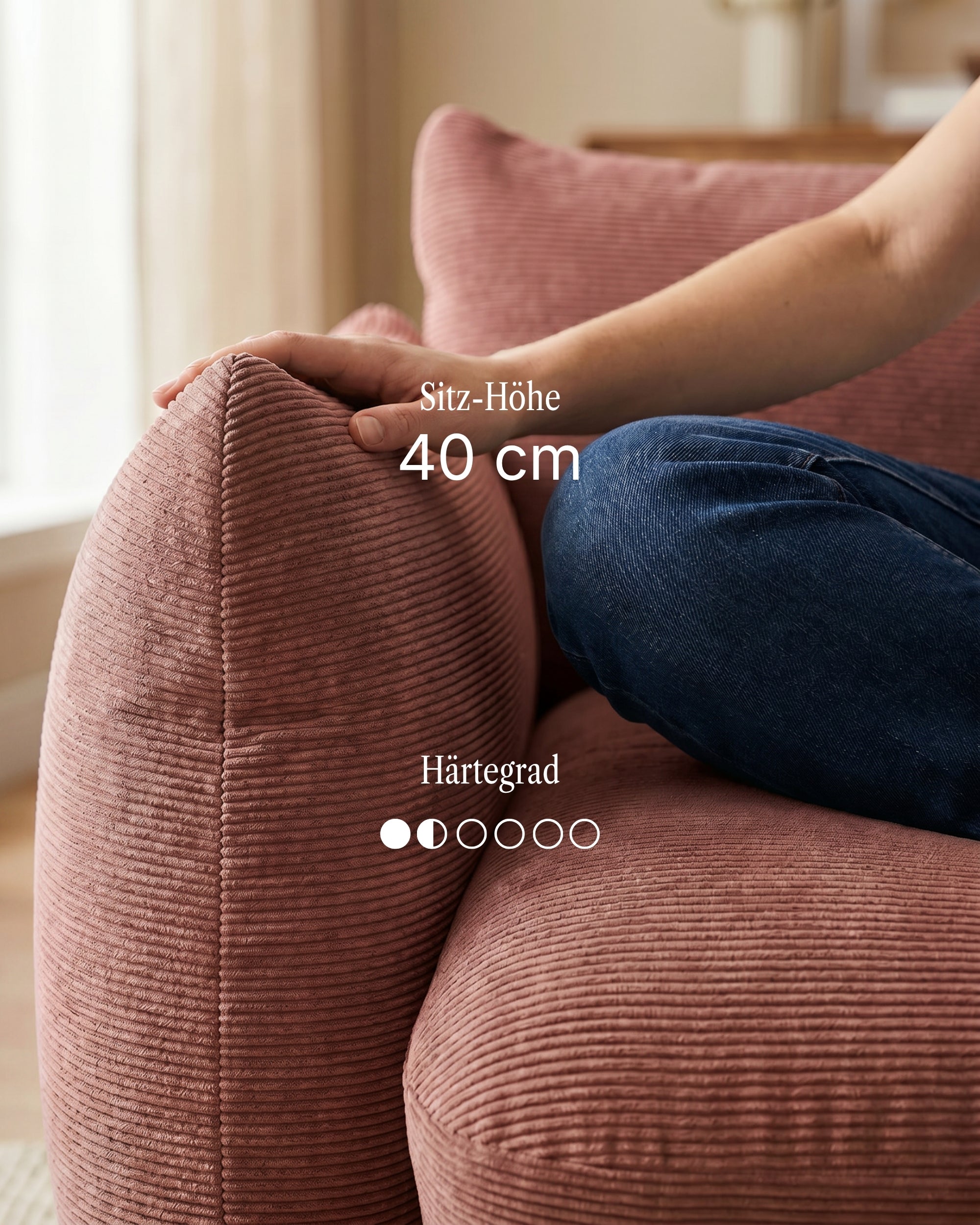 Modulares Sofa Luma 3-Sitzer mit Schlaffunktion