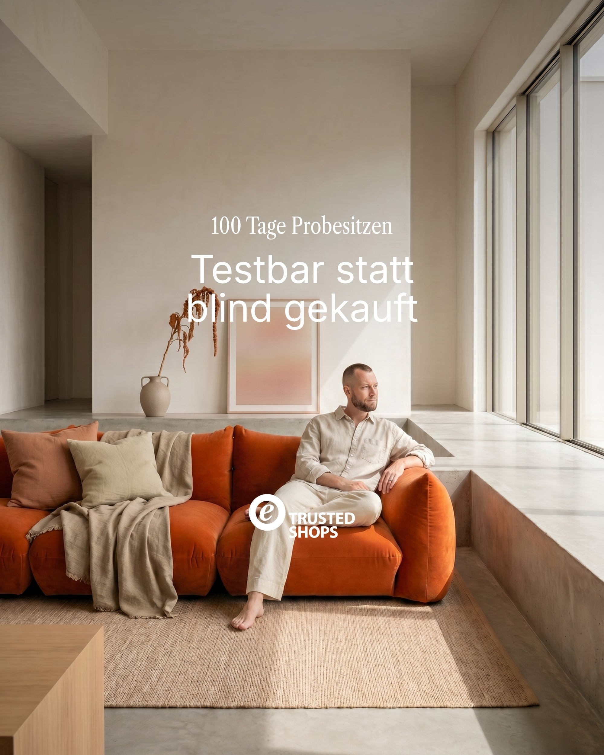 Modulares Sofa Luma 3-Sitzer mit Schlaffunktion