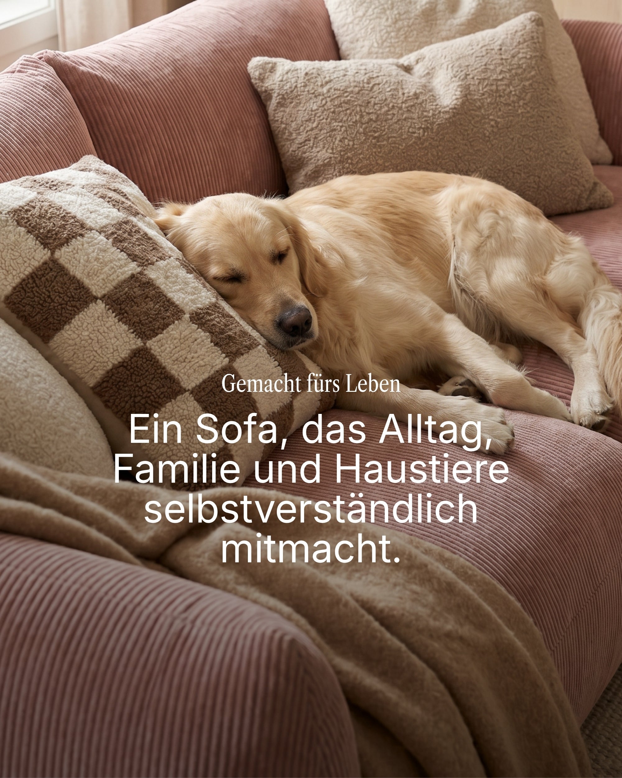 Modulares Sofa Luma 3-Sitzer mit Schlaffunktion