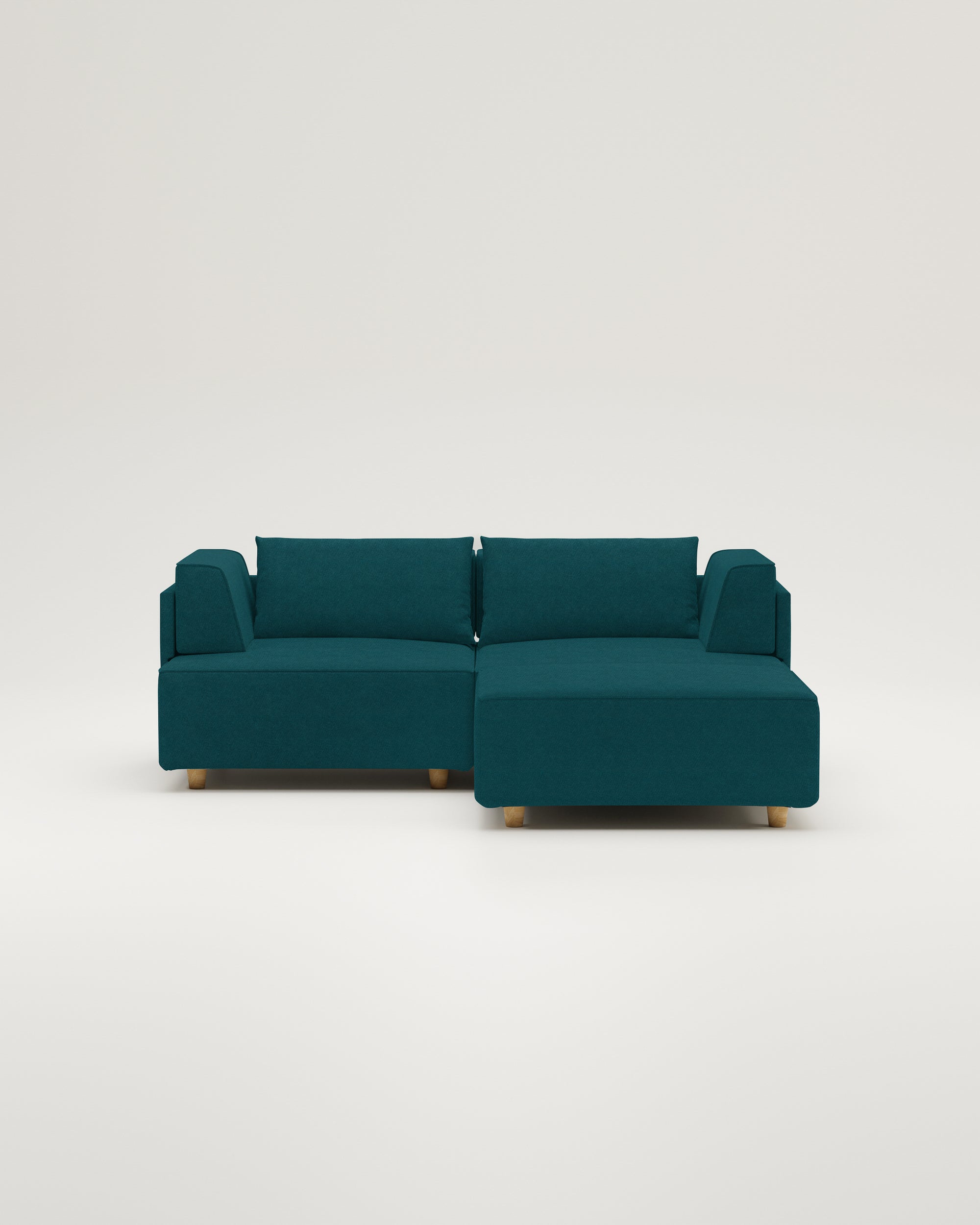 Modular sofa Louis 2-seater with ottoman and sleeping function