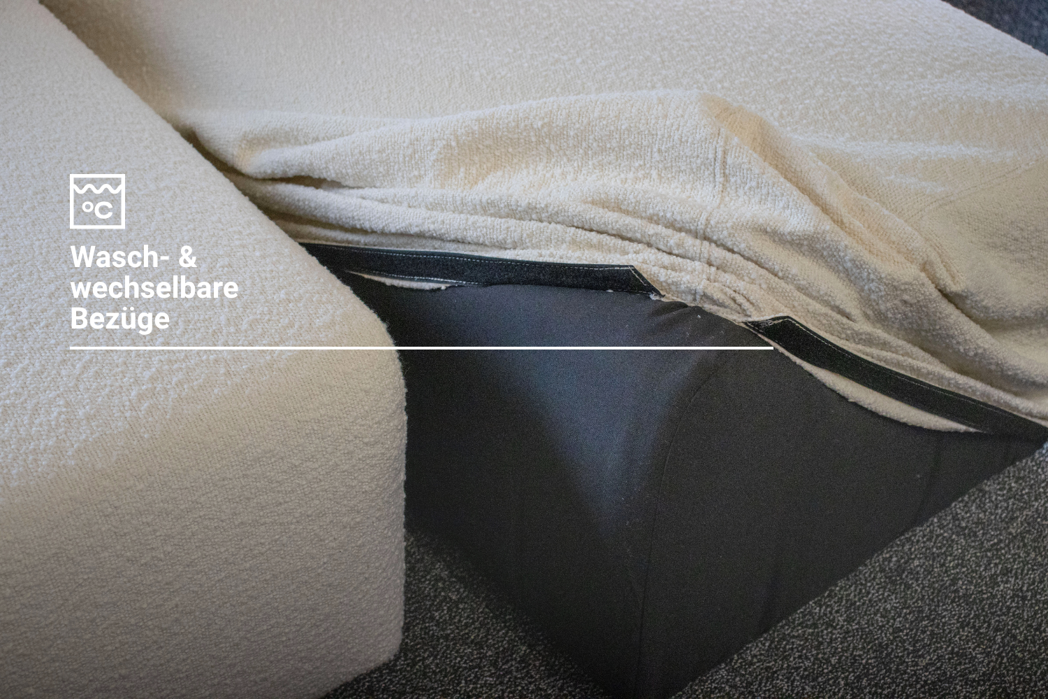 Modulares Ecksofa Nina 4-Sitzer mit Schlaffunktion