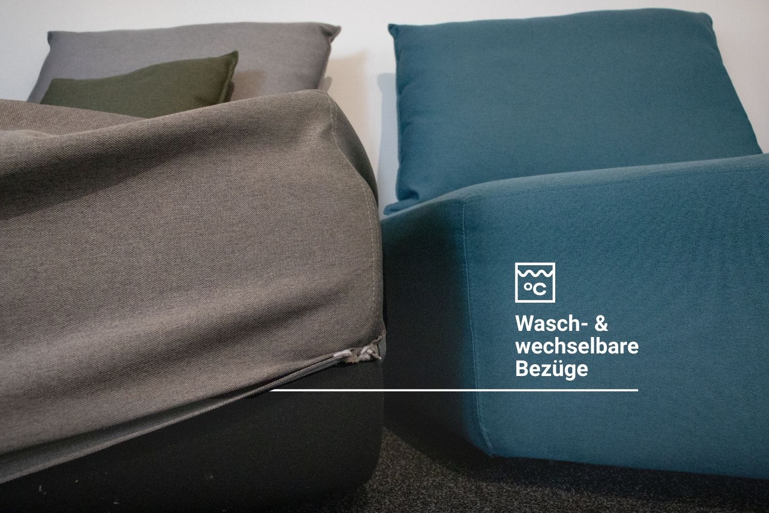 Outlet - Modulares Sofa Katrina mit Schlaffunktion - Showroom Wien