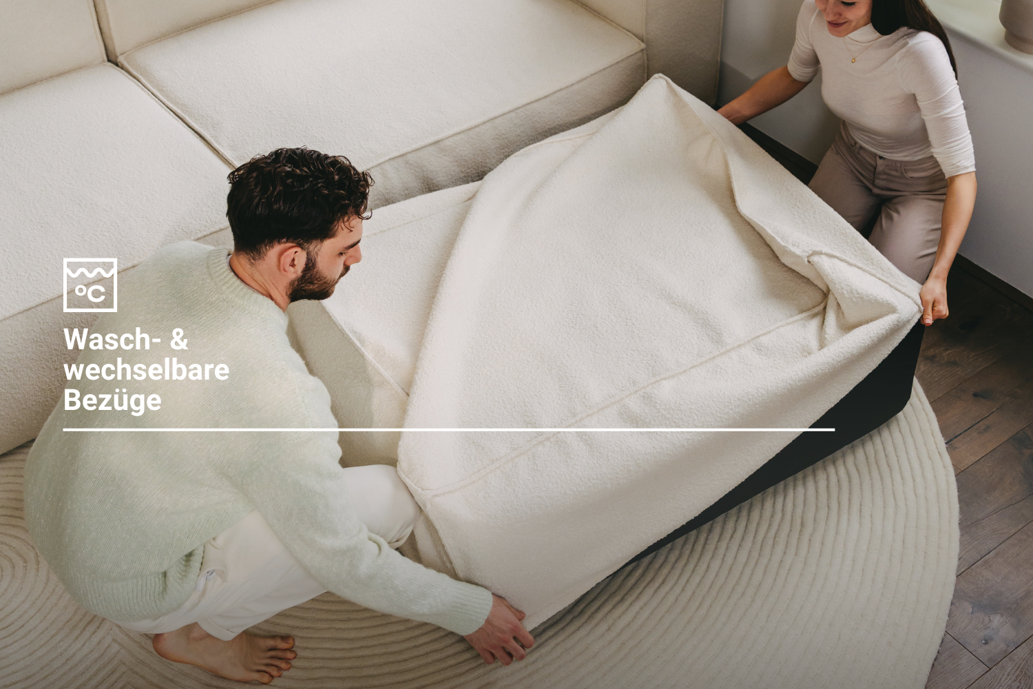 Outlet - Modulares Sofa Mike mit Schlaffunktion