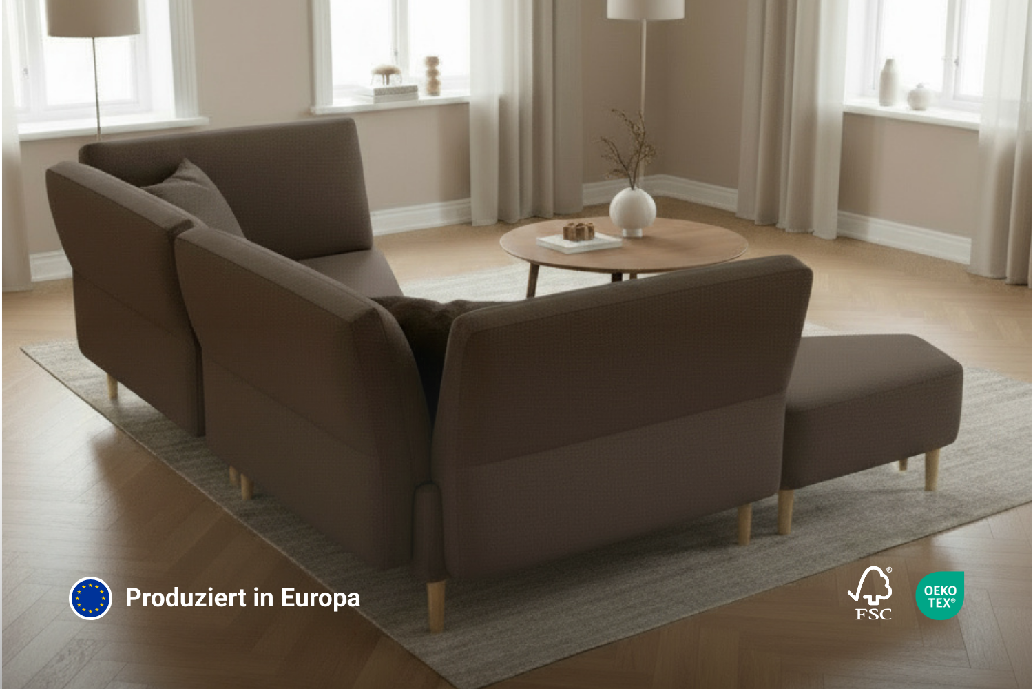 Outlet - Modulares Sofa Mike mit Schlaffunktion