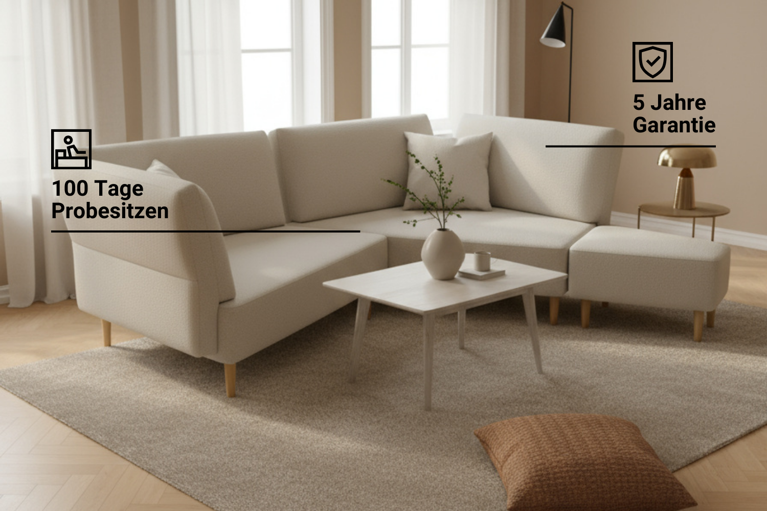 Outlet - Modulares Sofa Mike mit Schlaffunktion