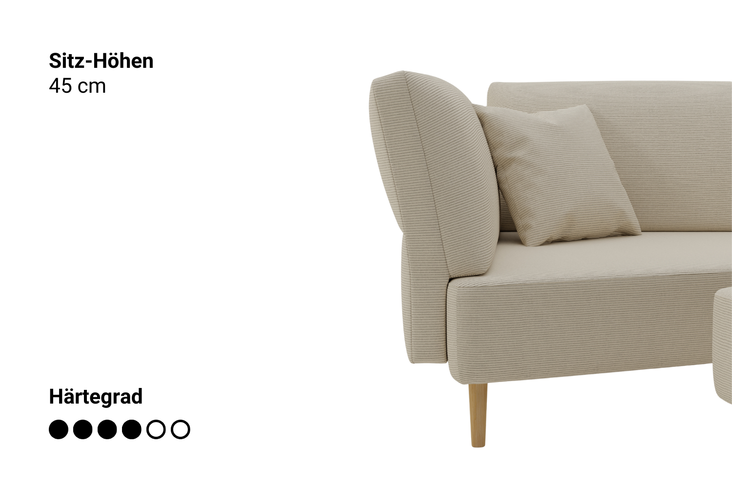 Stoffbezug - Modulares Sofa Mike