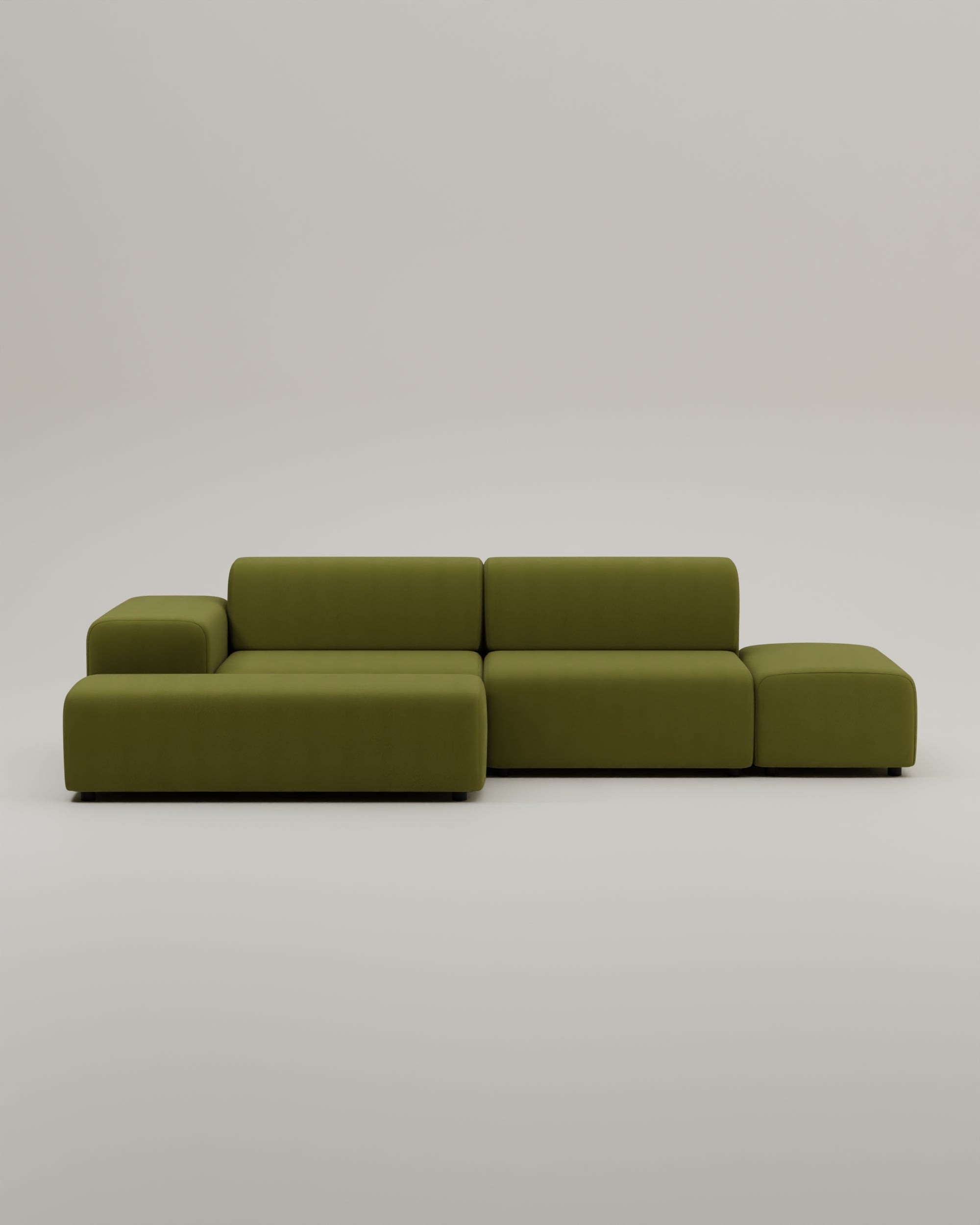 Modulares Ecksofa Nina 4-Sitzer mit Schlaffunktion