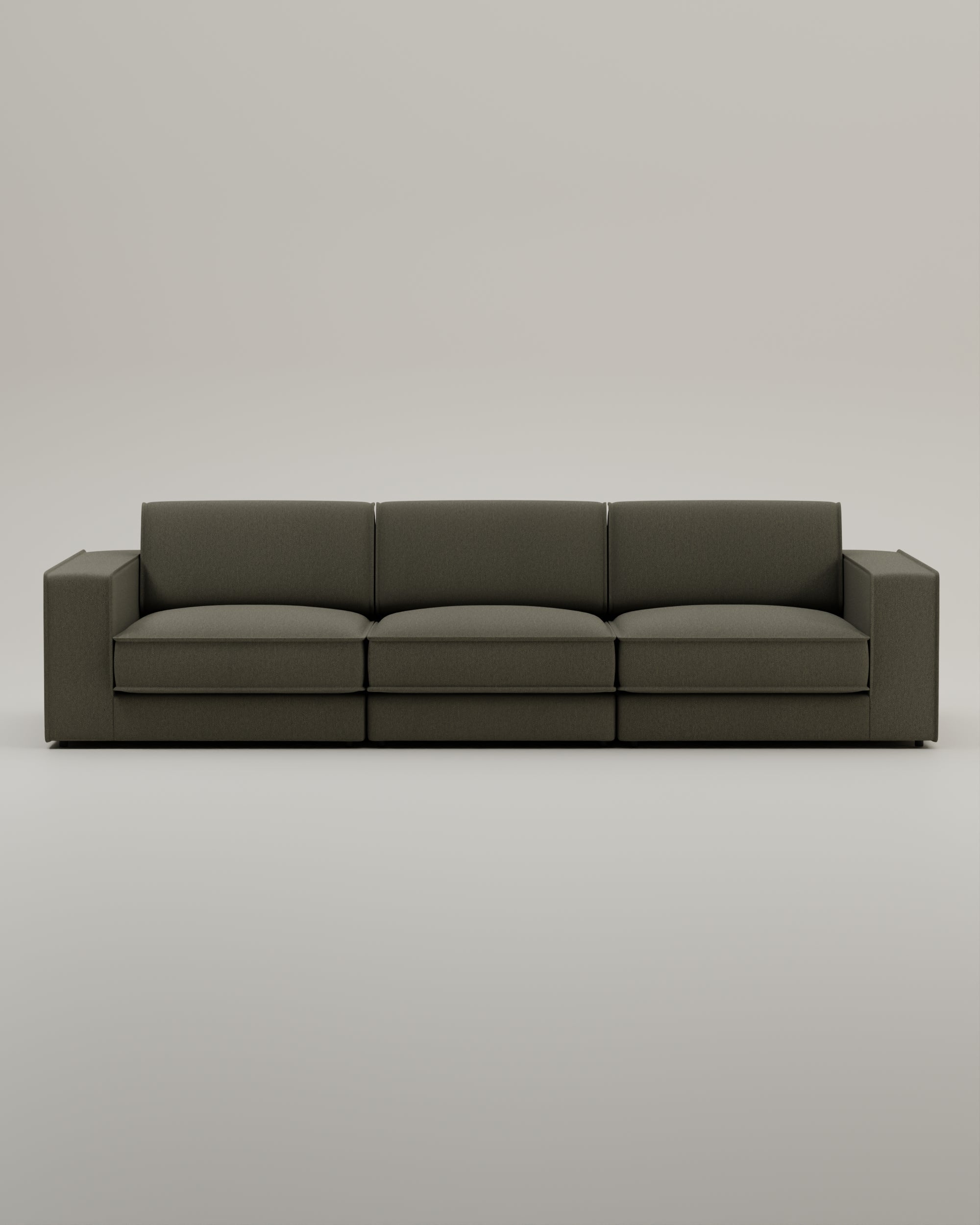 Modulares Sofa Terra 3-Sitzer mit Schlaffunktion