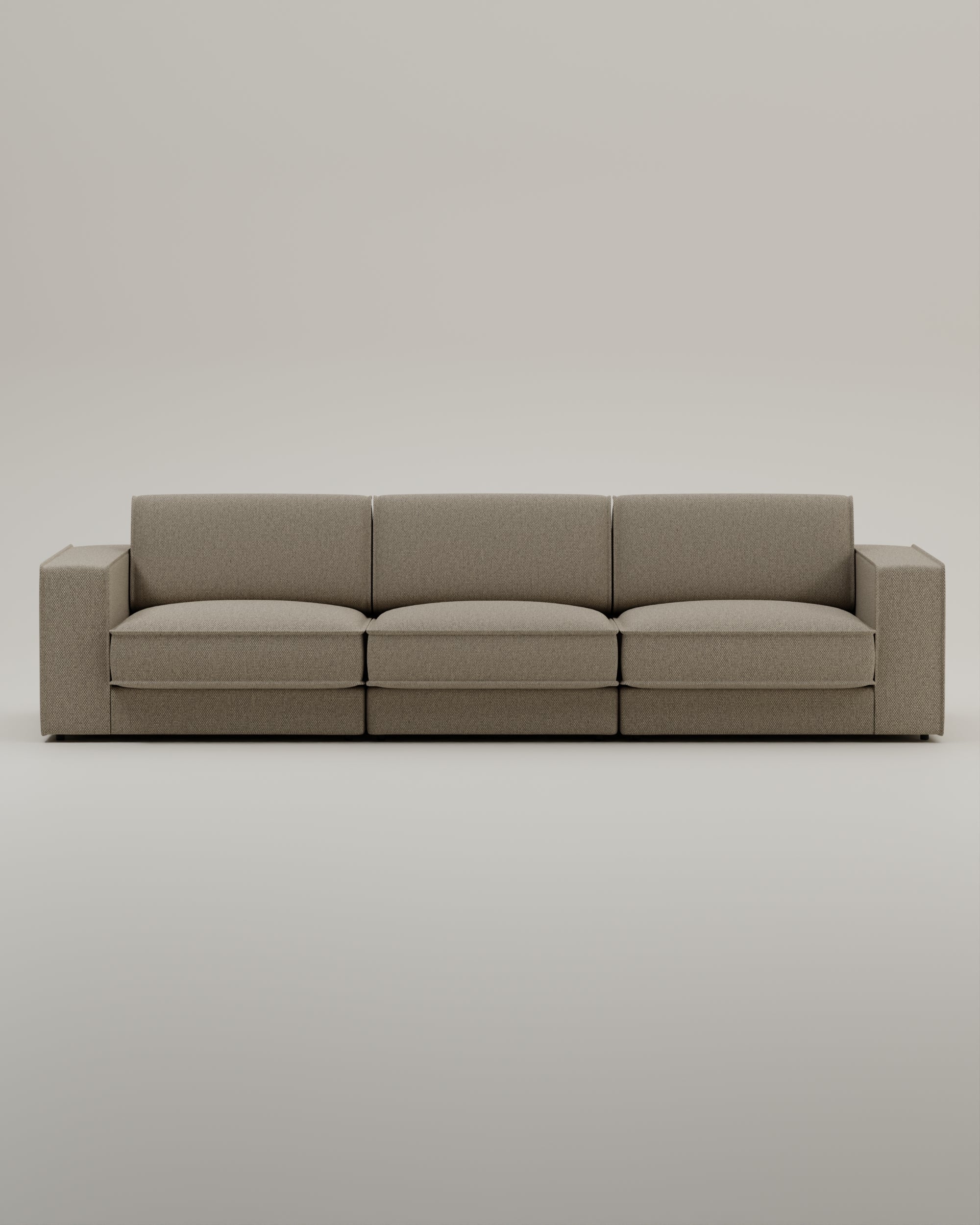 Modulares Sofa Terra 3-Sitzer mit Schlaffunktion